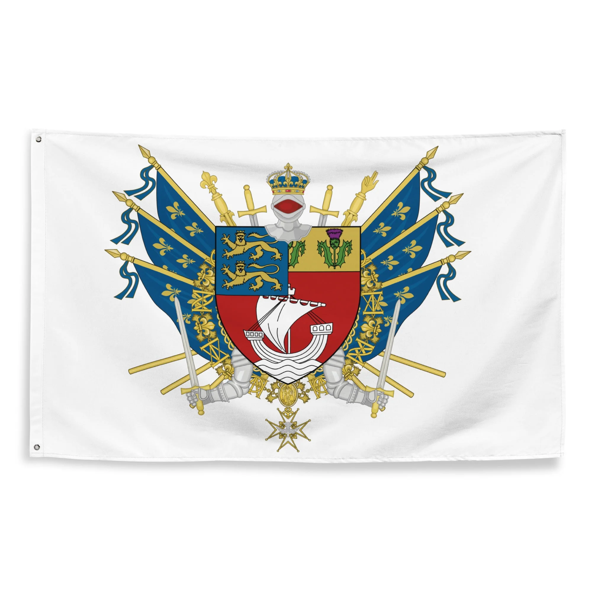 Drapeau - Blason d'Asnières-sur-Seine