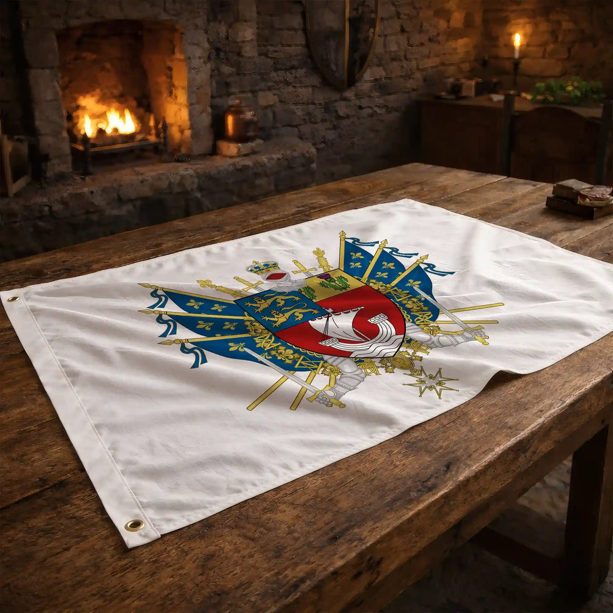 Drapeau - Blason d'Asnières-sur-Seine - Image 2