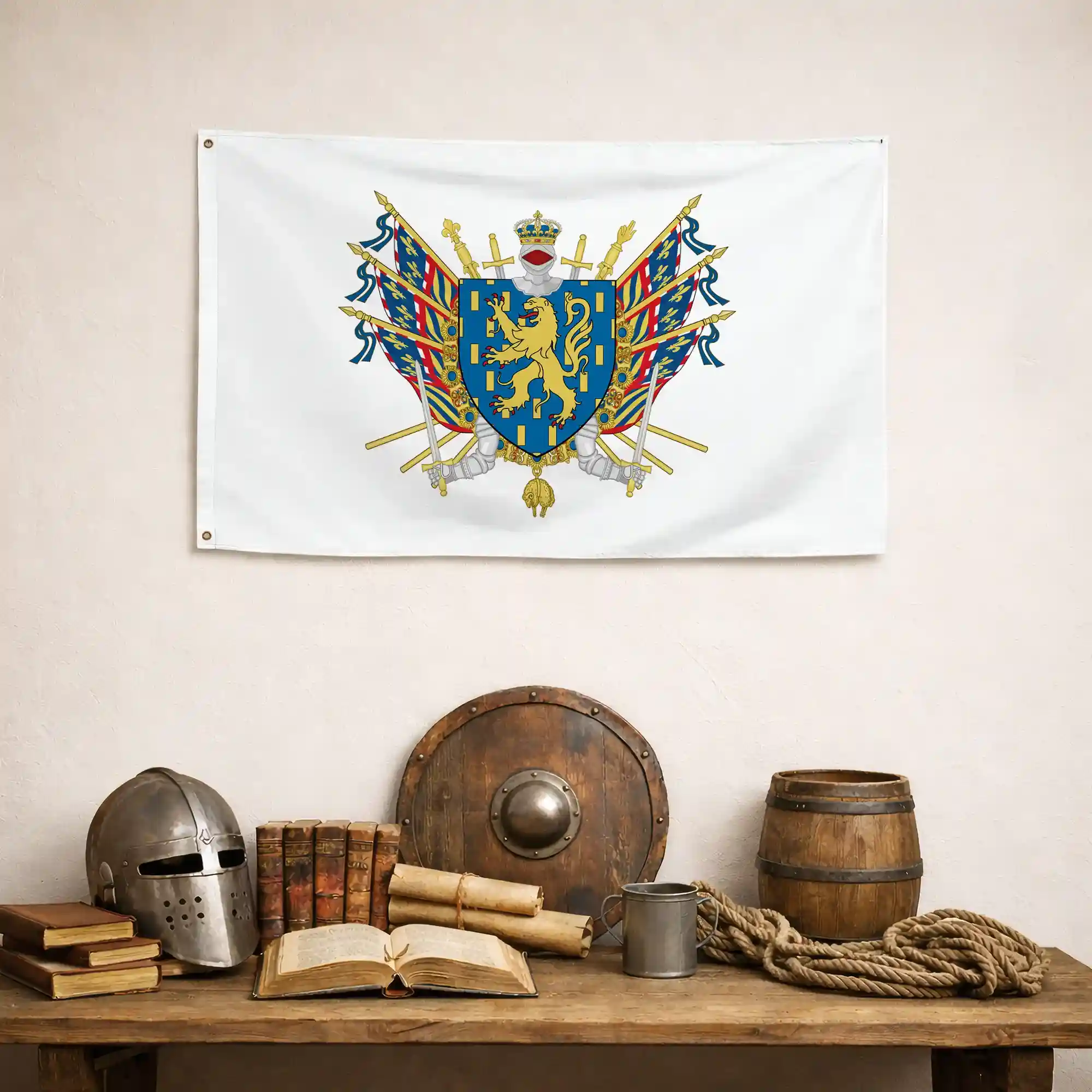 Drapeau - Blason d'Auxerre - Image 4