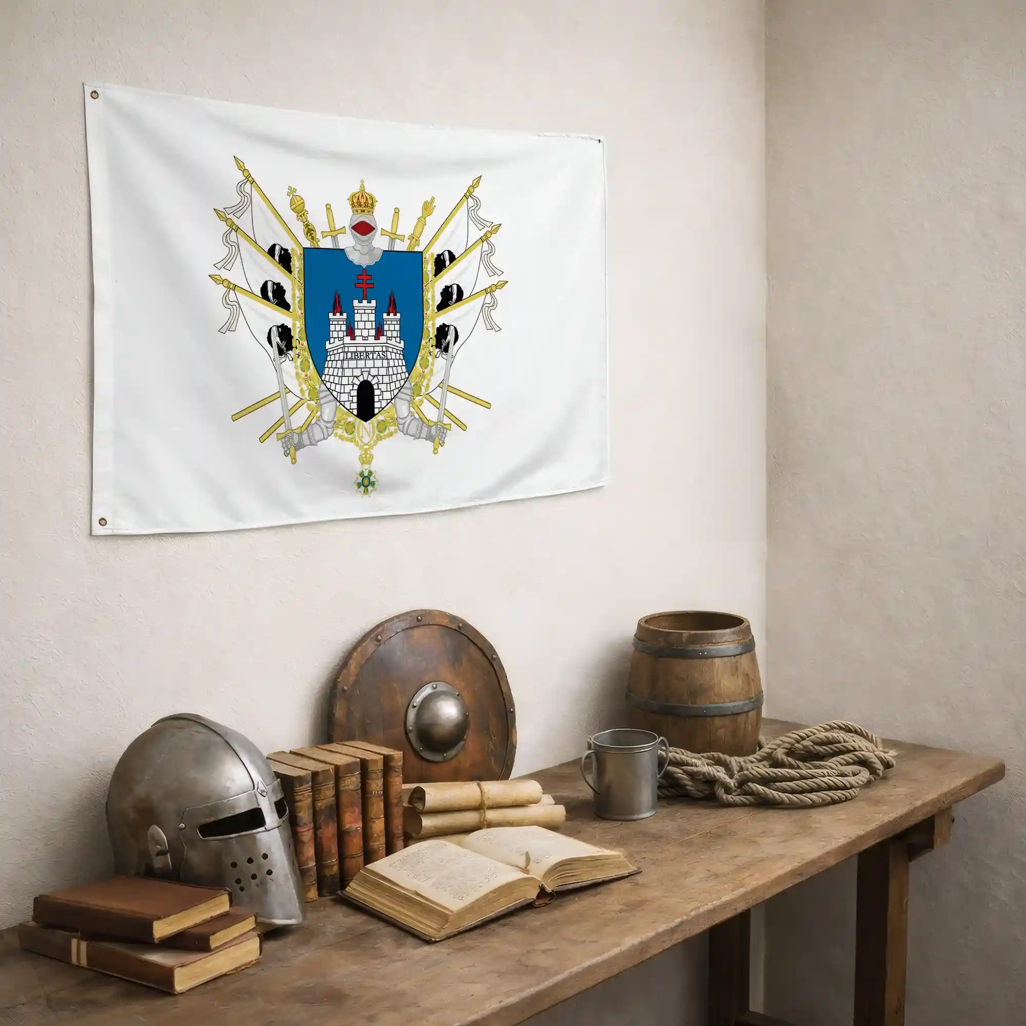 Drapeau - Blason de Bonifacio - Image 5