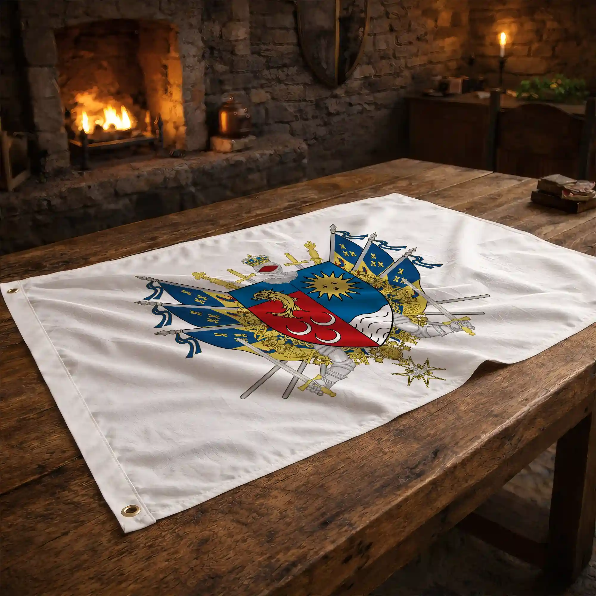 Drapeau - Blason de Bourgoin-Jallieu - Image 2