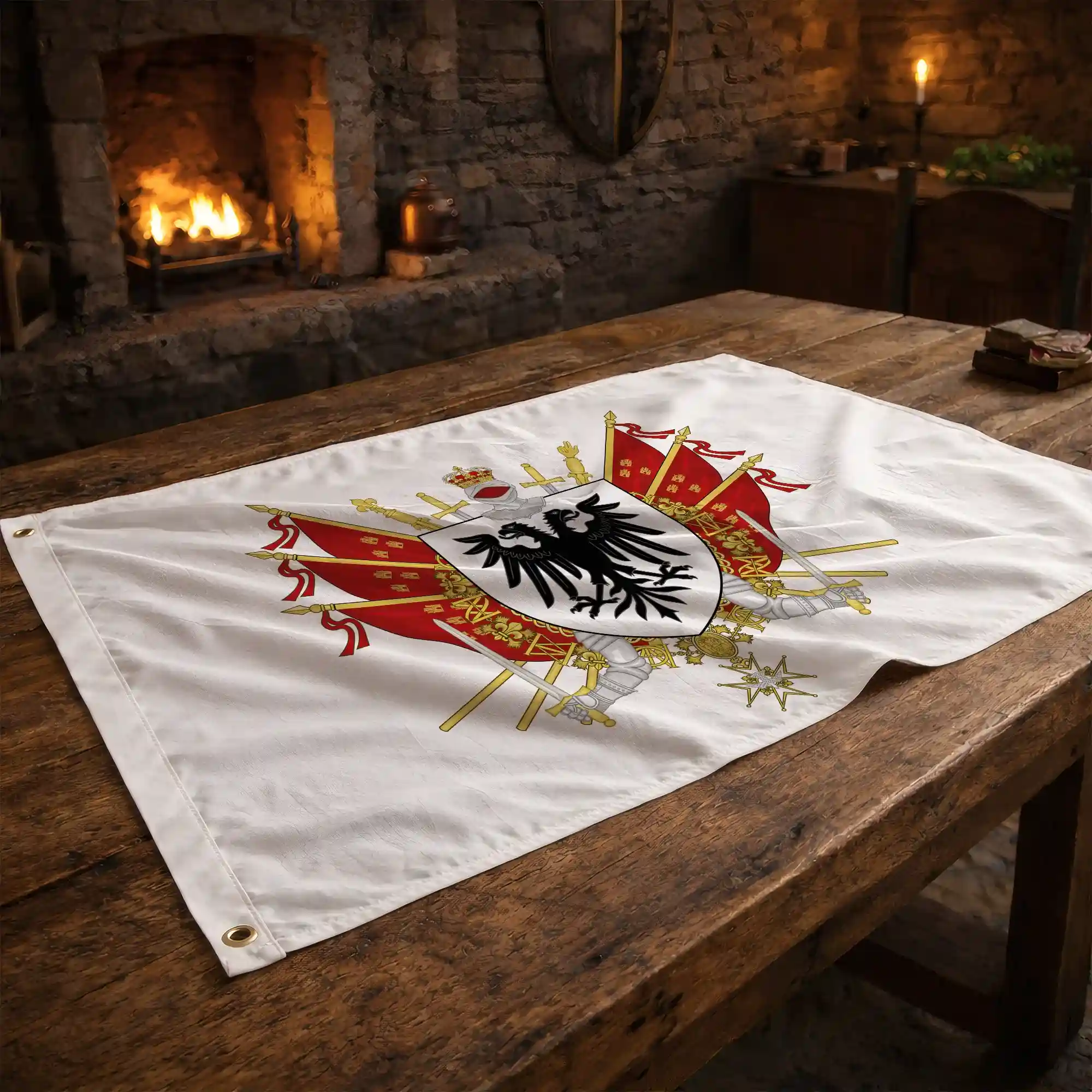 Drapeau - Blason de Bressuire - Image 2