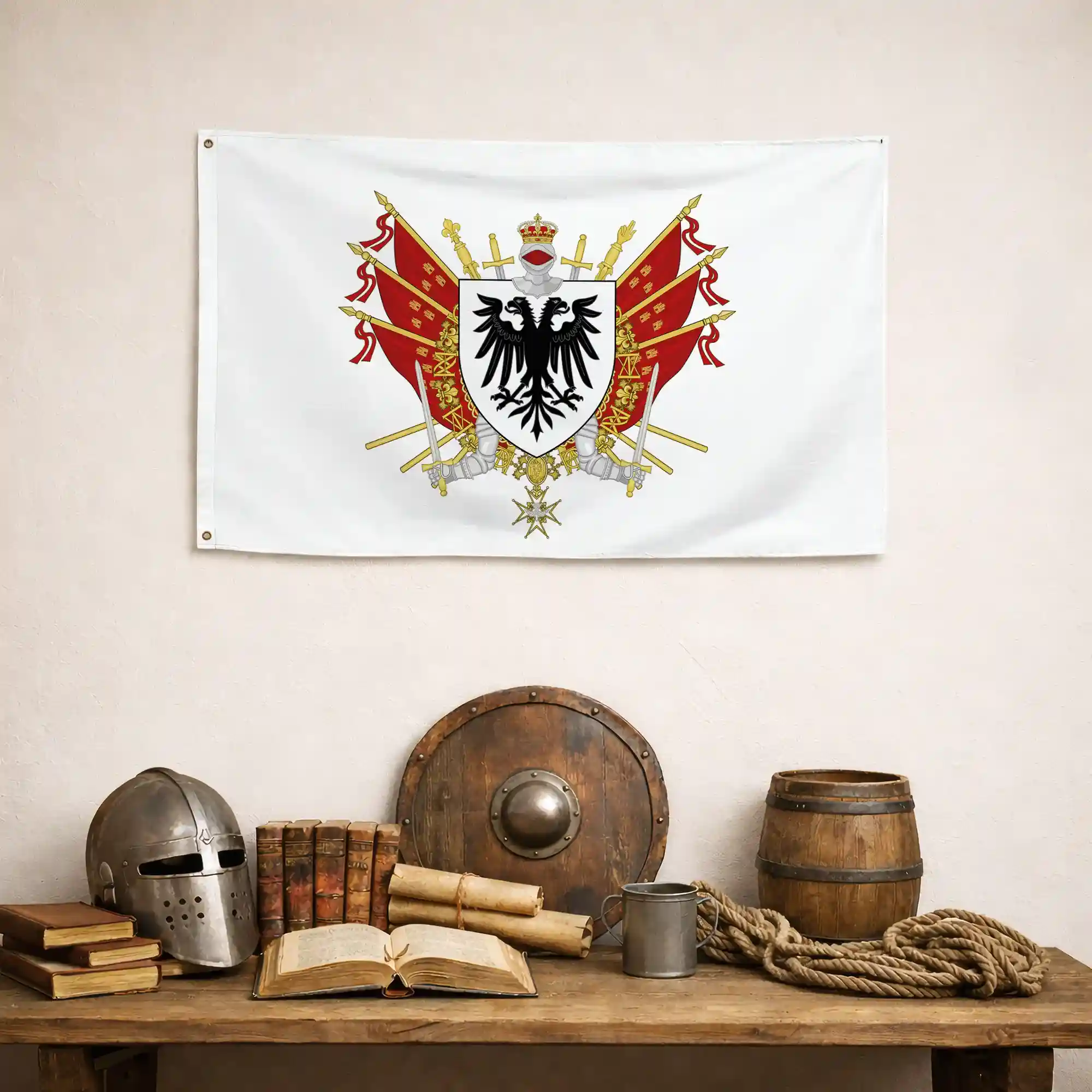 Drapeau - Blason de Bressuire - Image 4