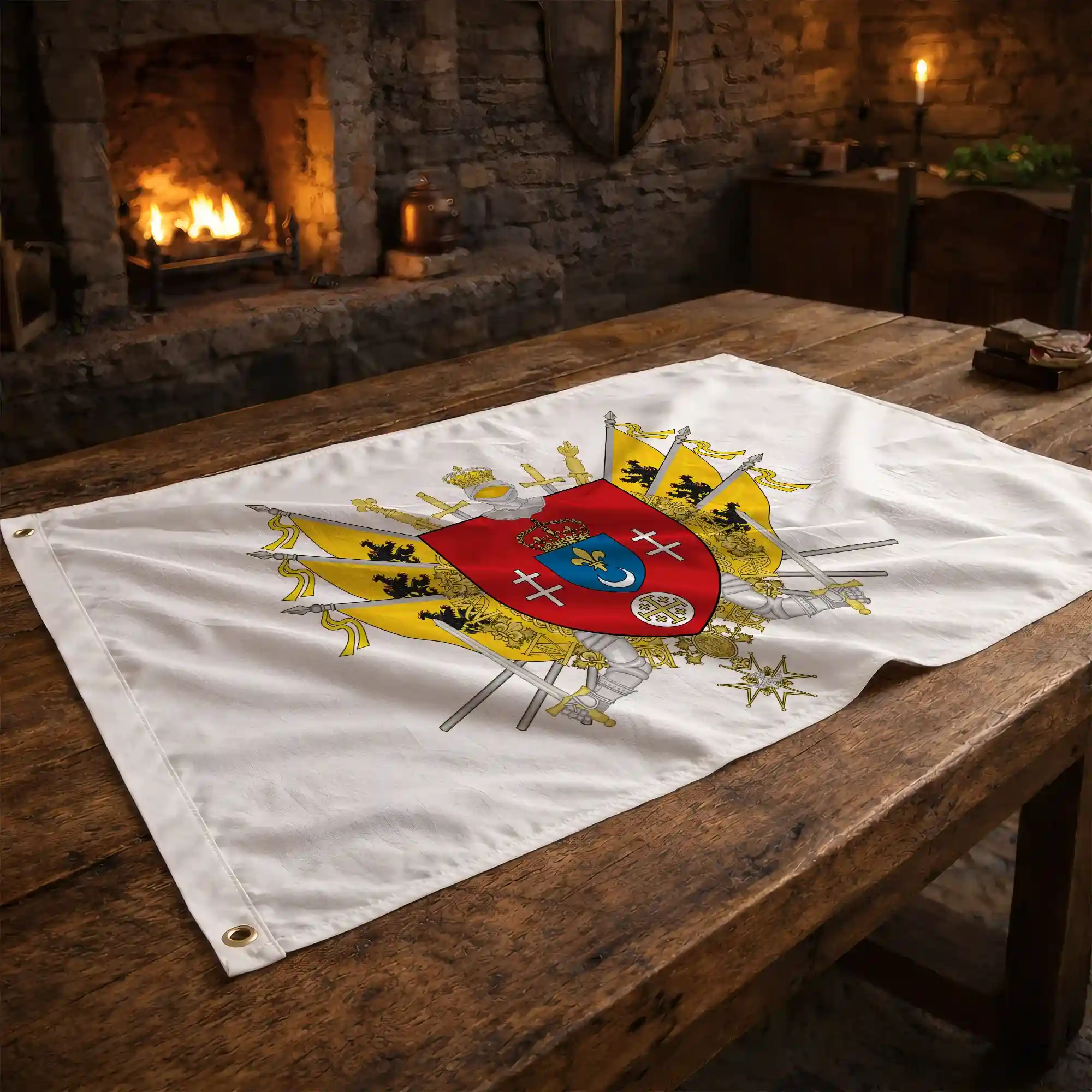 Drapeau - Blason de Calais - Image 2