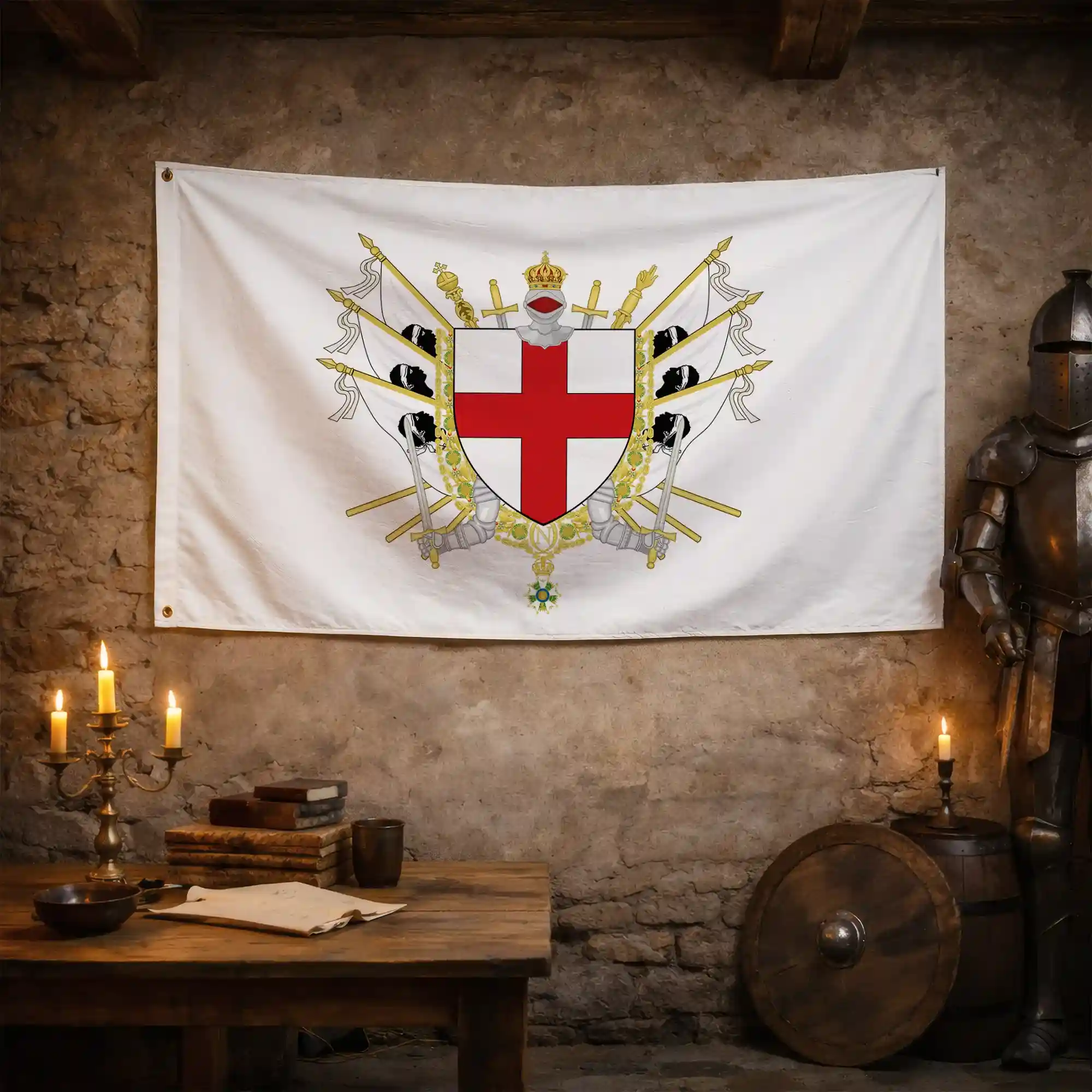 Drapeau - Blason de Calvi - Image 3