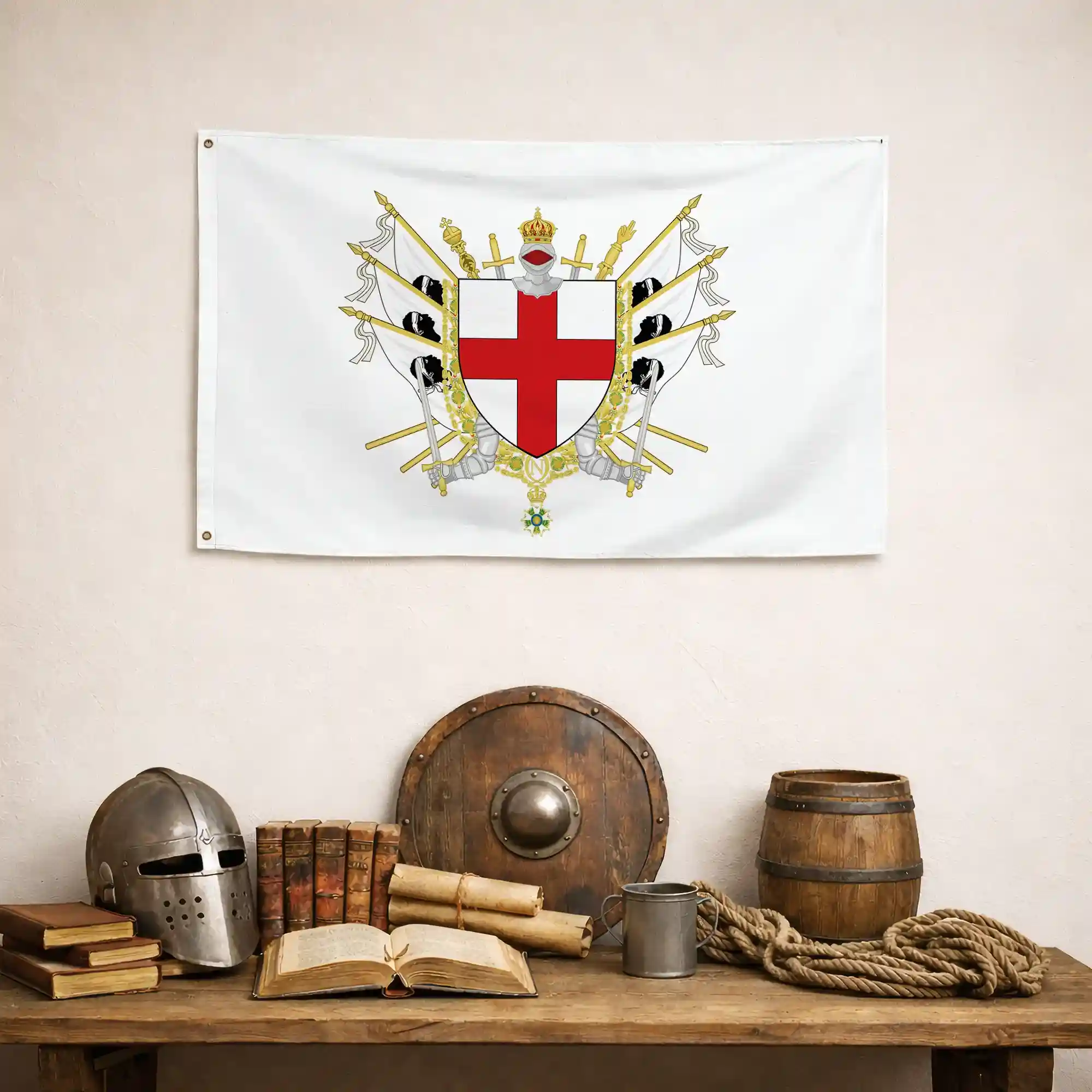 Drapeau - Blason de Calvi - Image 4