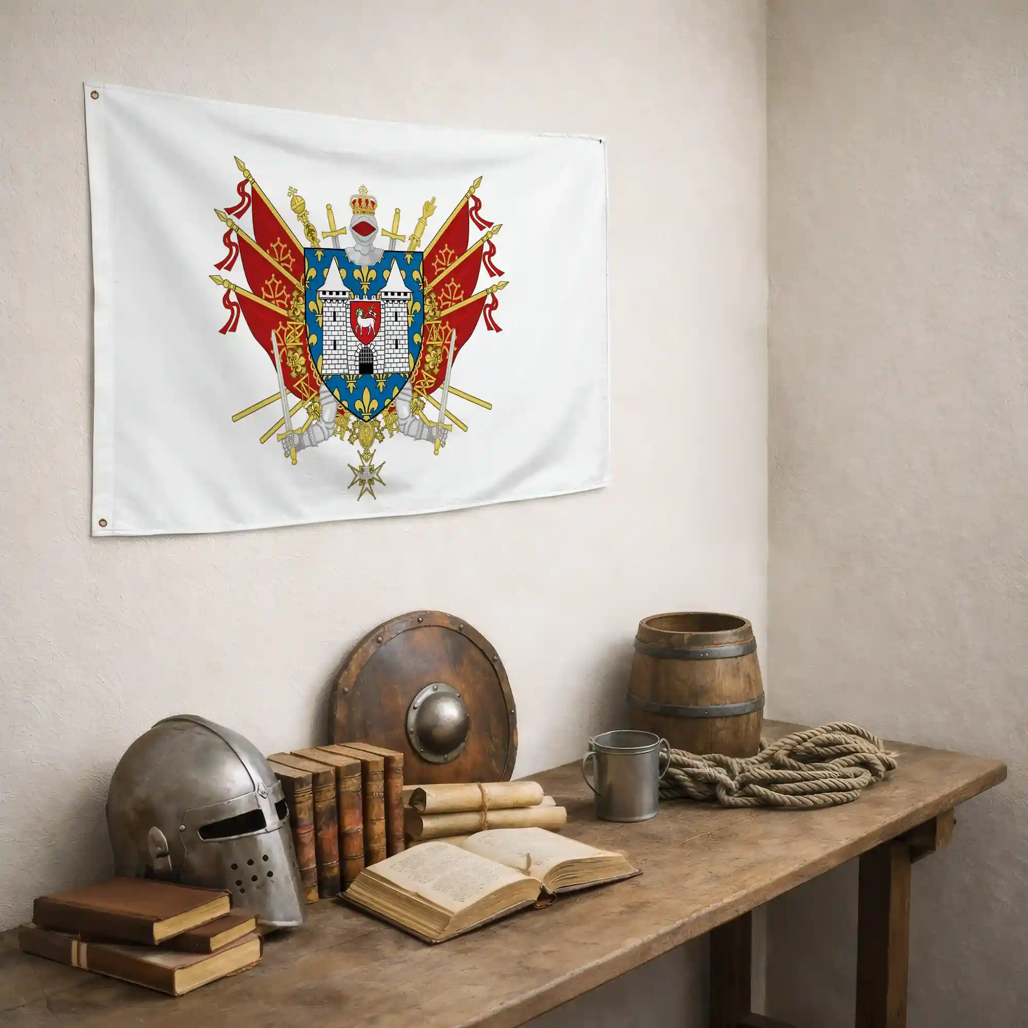 Drapeau - Blason de Carcassonne - Image 5