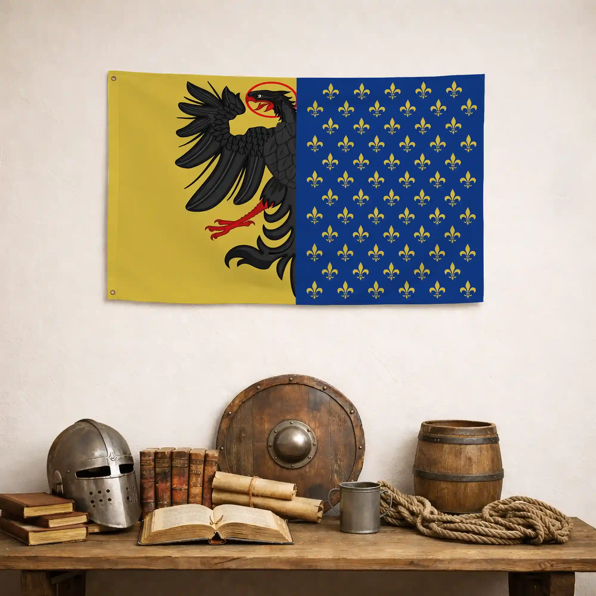 Drapeau - Blason de Charlemagne - Image 4