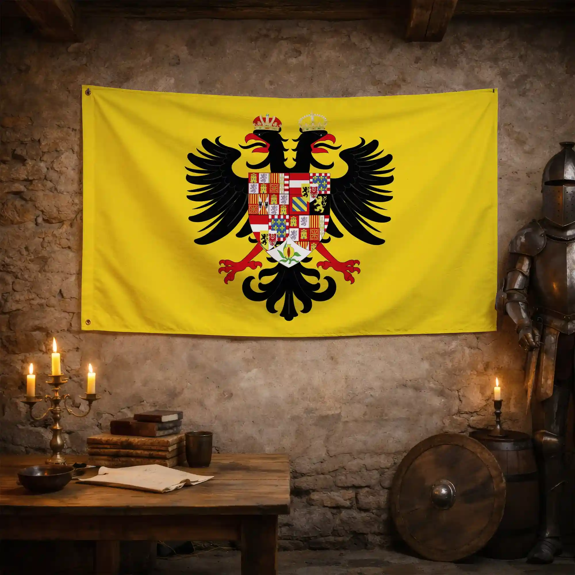Drapeau - Blason de Charles Quint - Image 3