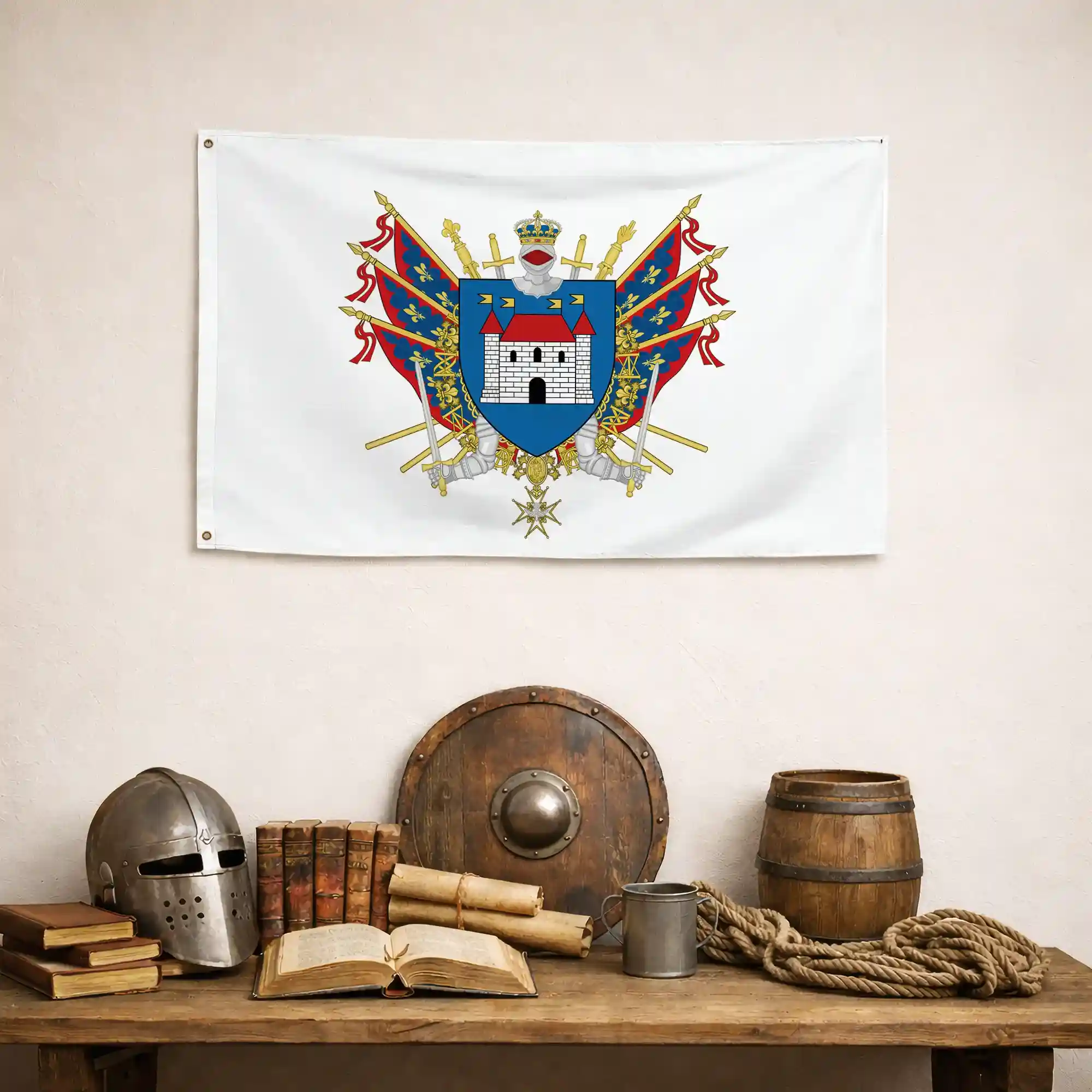 Drapeau - Blason de Châteauroux - Image 5