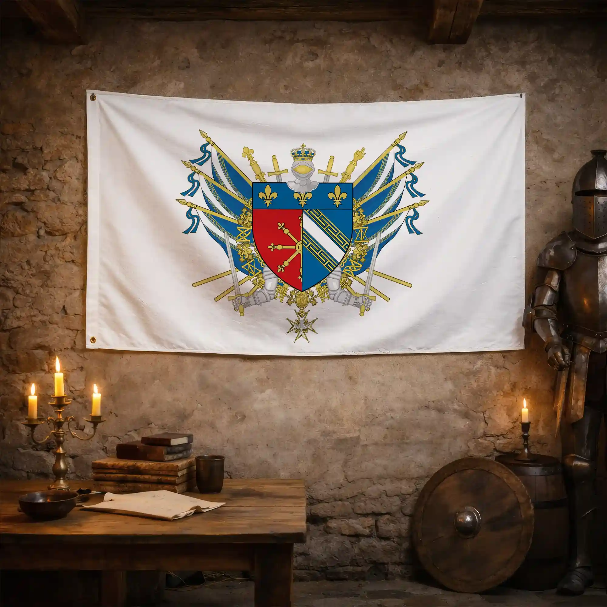 Drapeau - Blason de Chaumont - Image 3