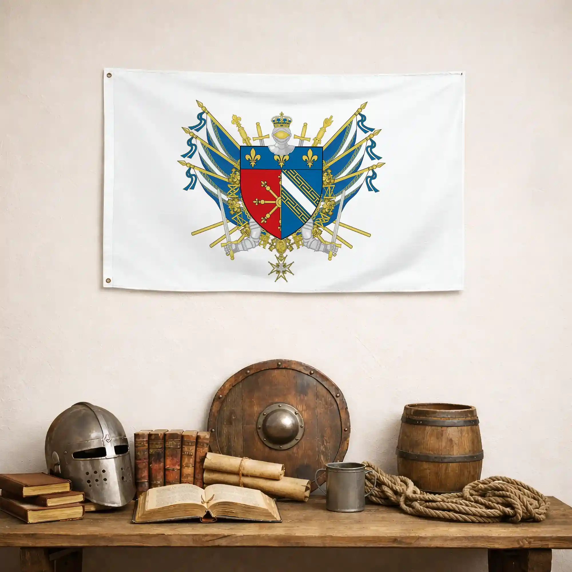 Drapeau - Blason de Chaumont - Image 4