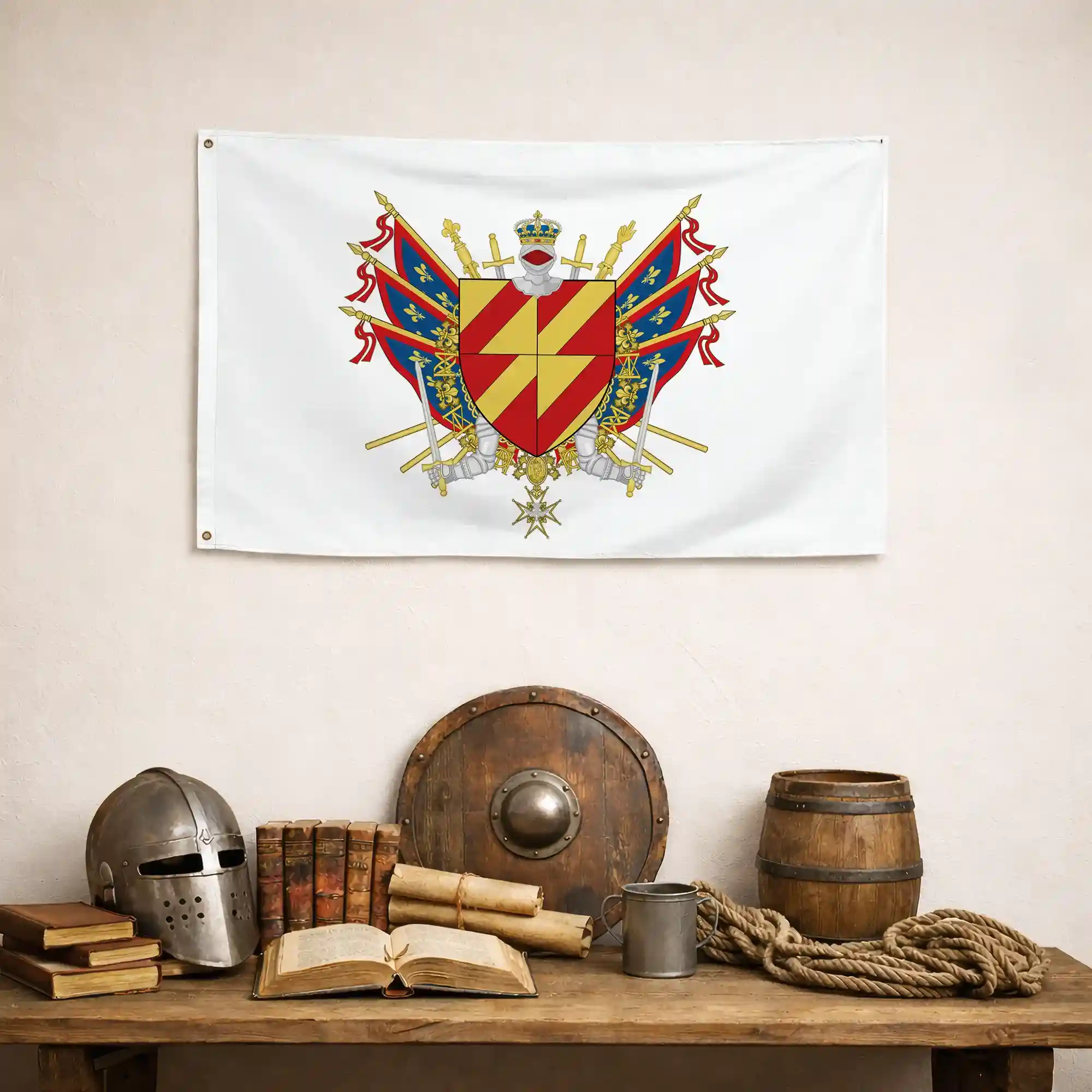 Drapeau - Blason de Chemillé-en-Anjou - Image 5