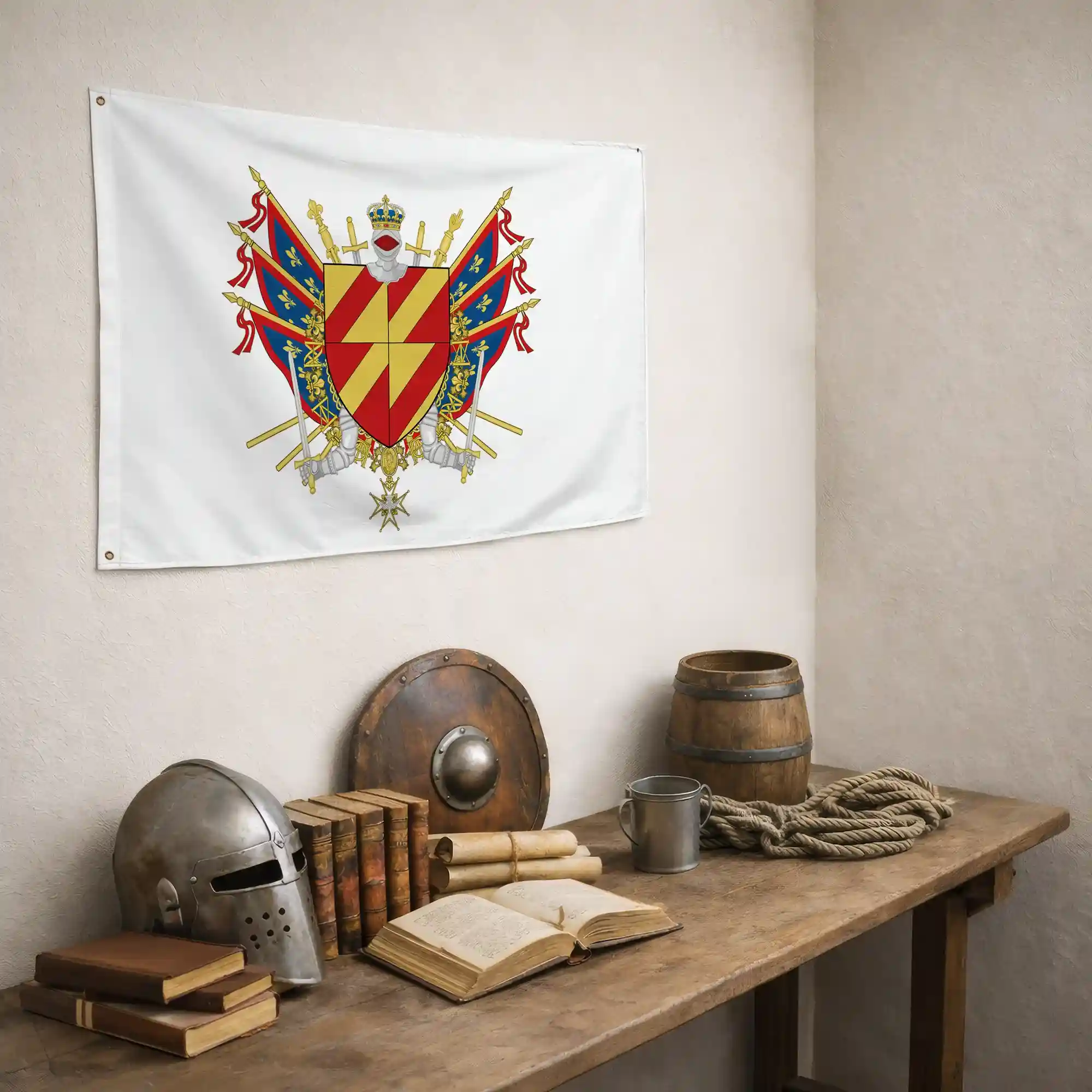 Drapeau - Blason de Chemillé-en-Anjou - Image 6