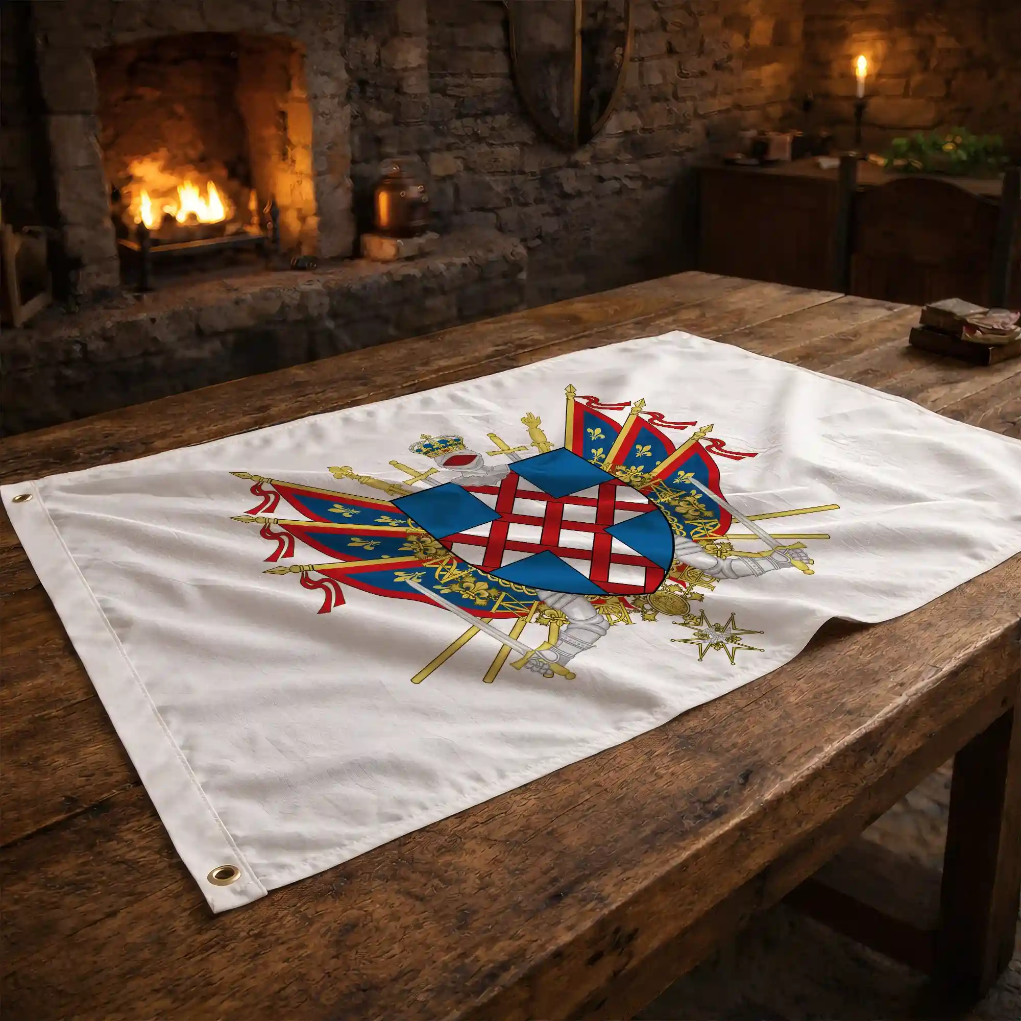 Drapeau - Blason de Cholet - Image 2