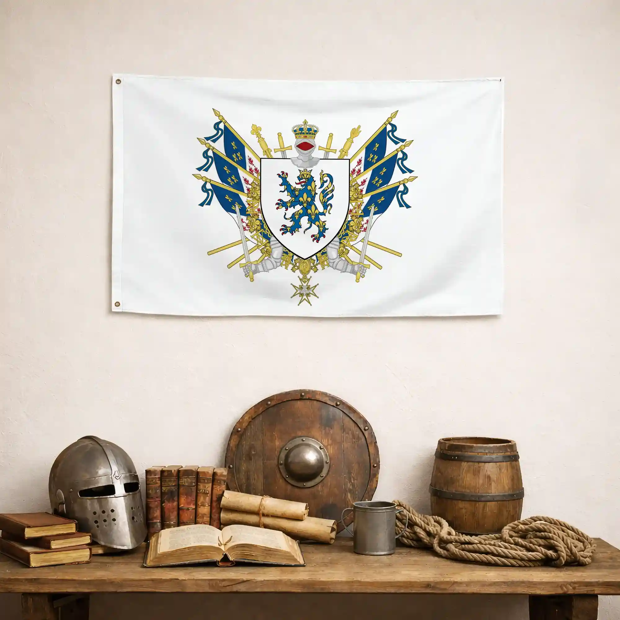 Drapeau - Blason de Compiègne - Image 4
