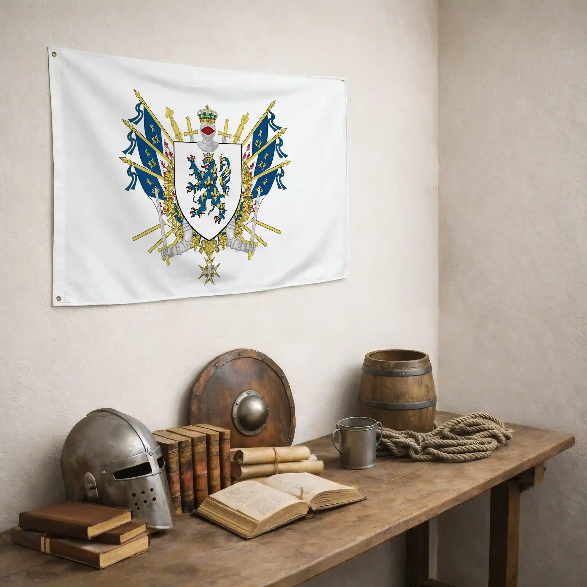 Drapeau - Blason de Compiègne - Image 5