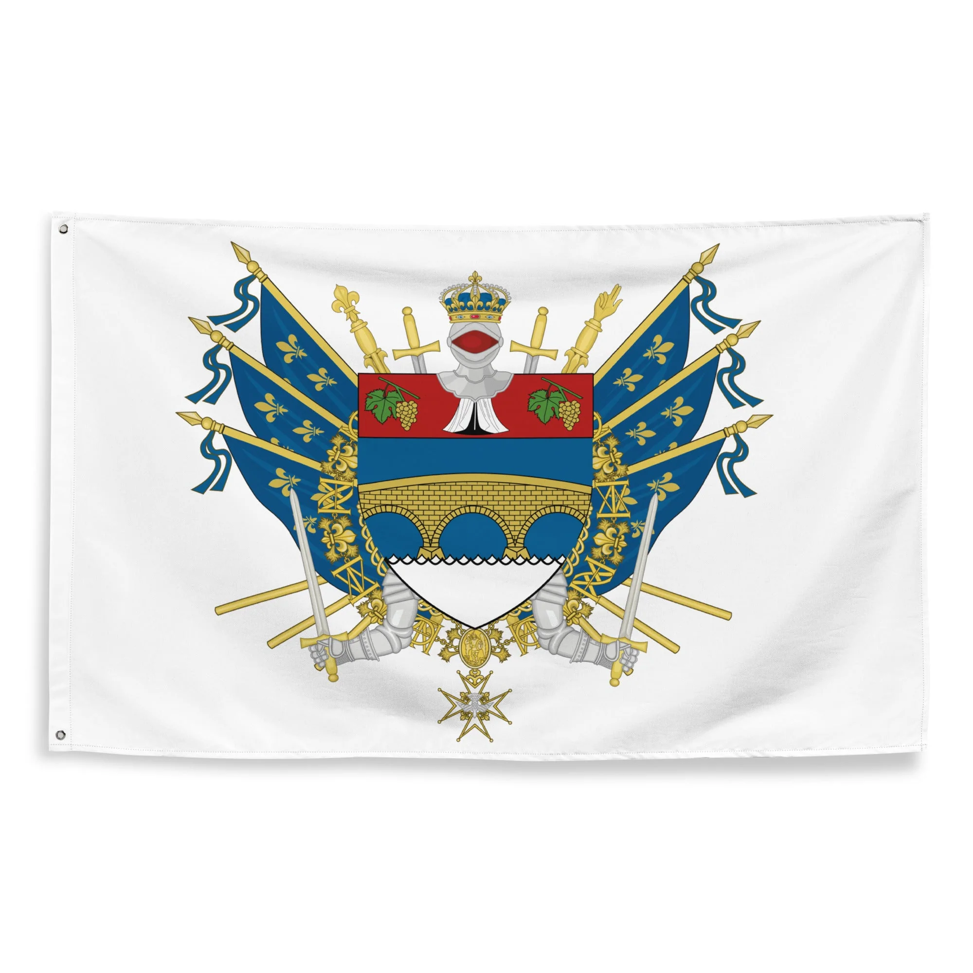 Drapeau - Blason de Courbevoie