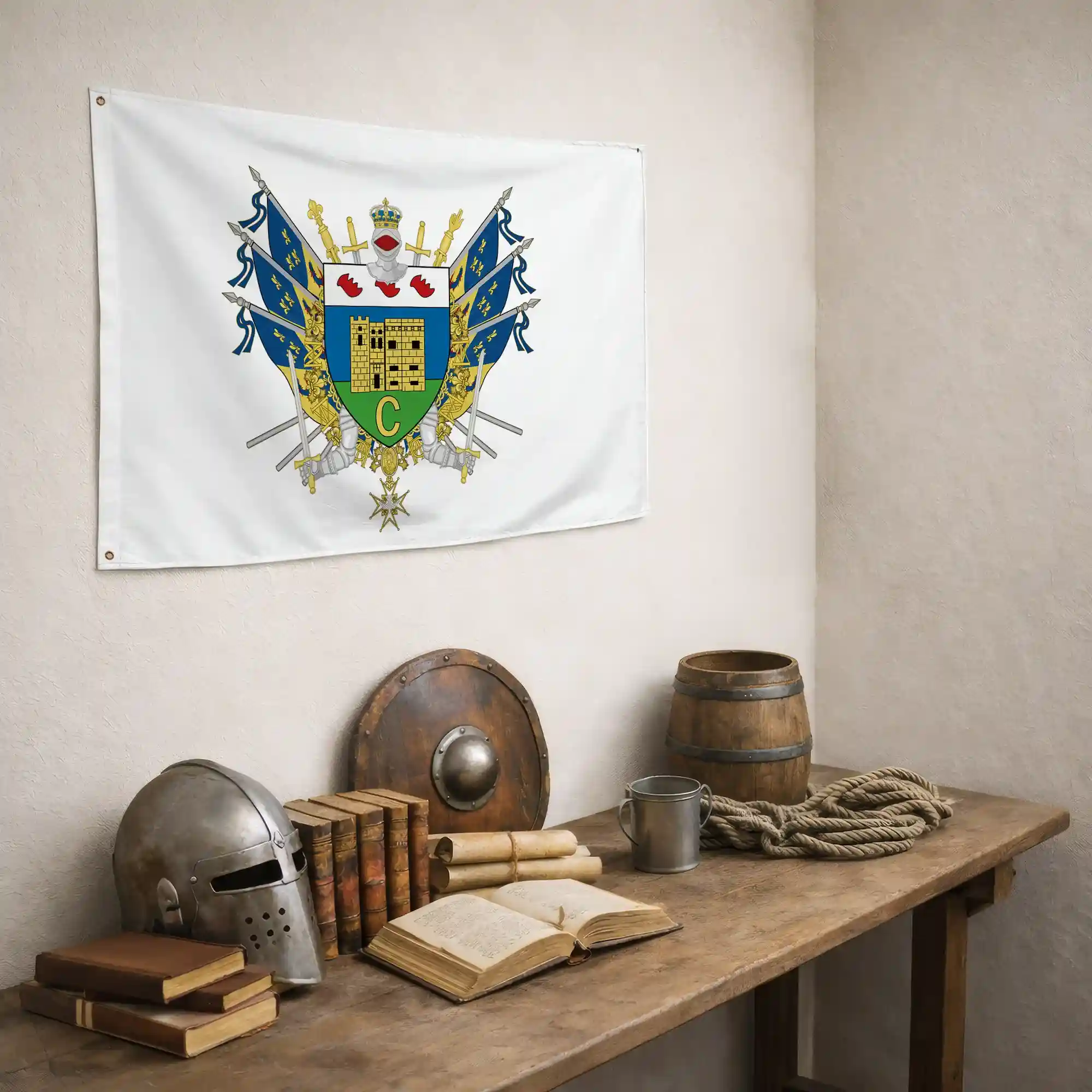 Drapeau - Blason de Crest - Image 5
