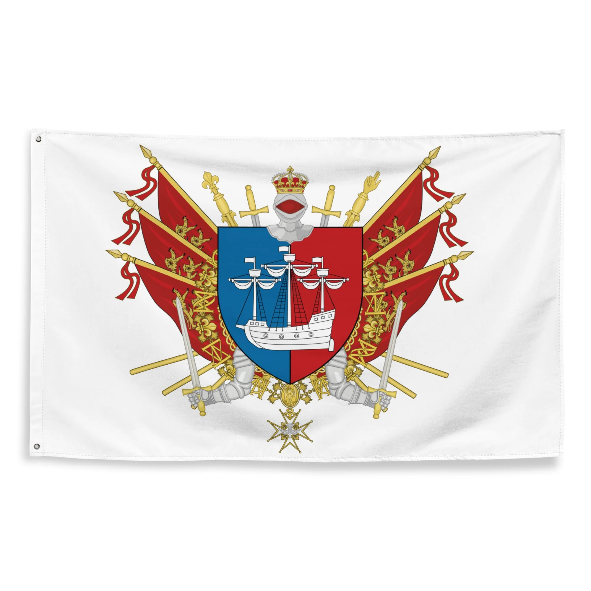 Drapeau - Blason de Dieppe