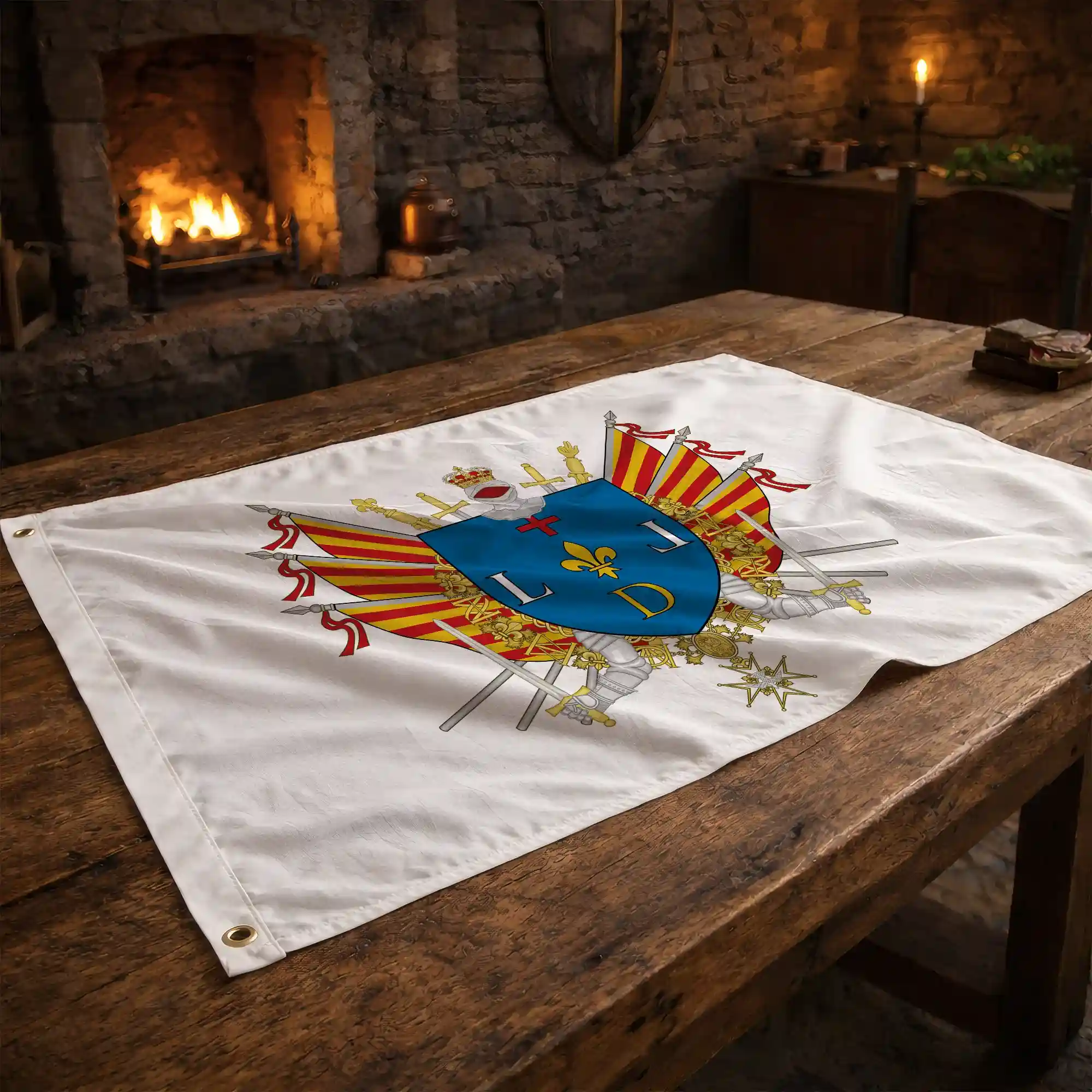 Drapeau - Blason de Digne-les-Bains - Image 2