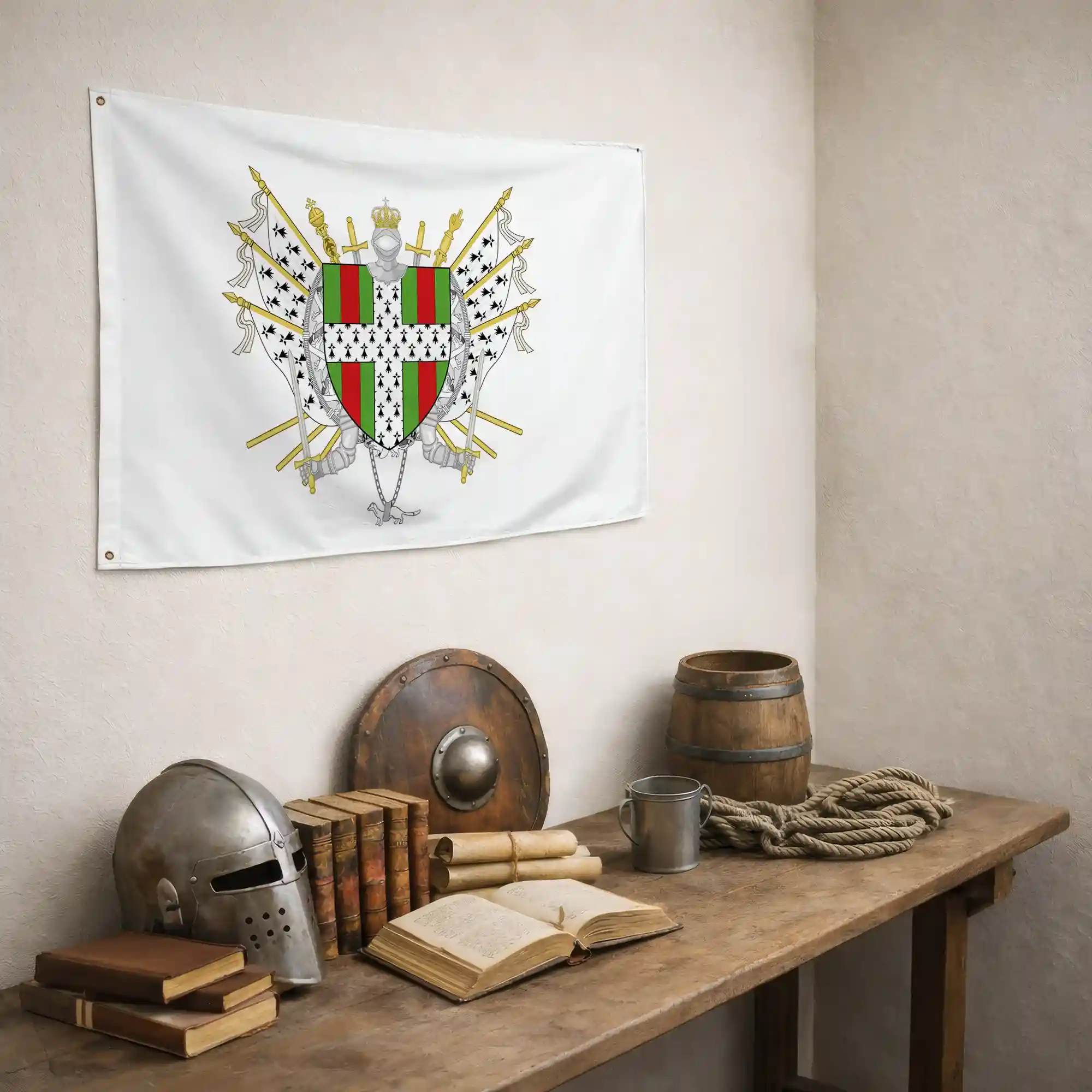 Drapeau - Blason de Dinard - Image 5