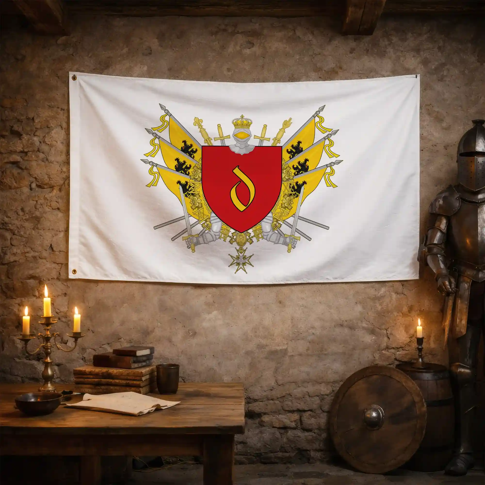Drapeau - Blason de Douai - Image 3