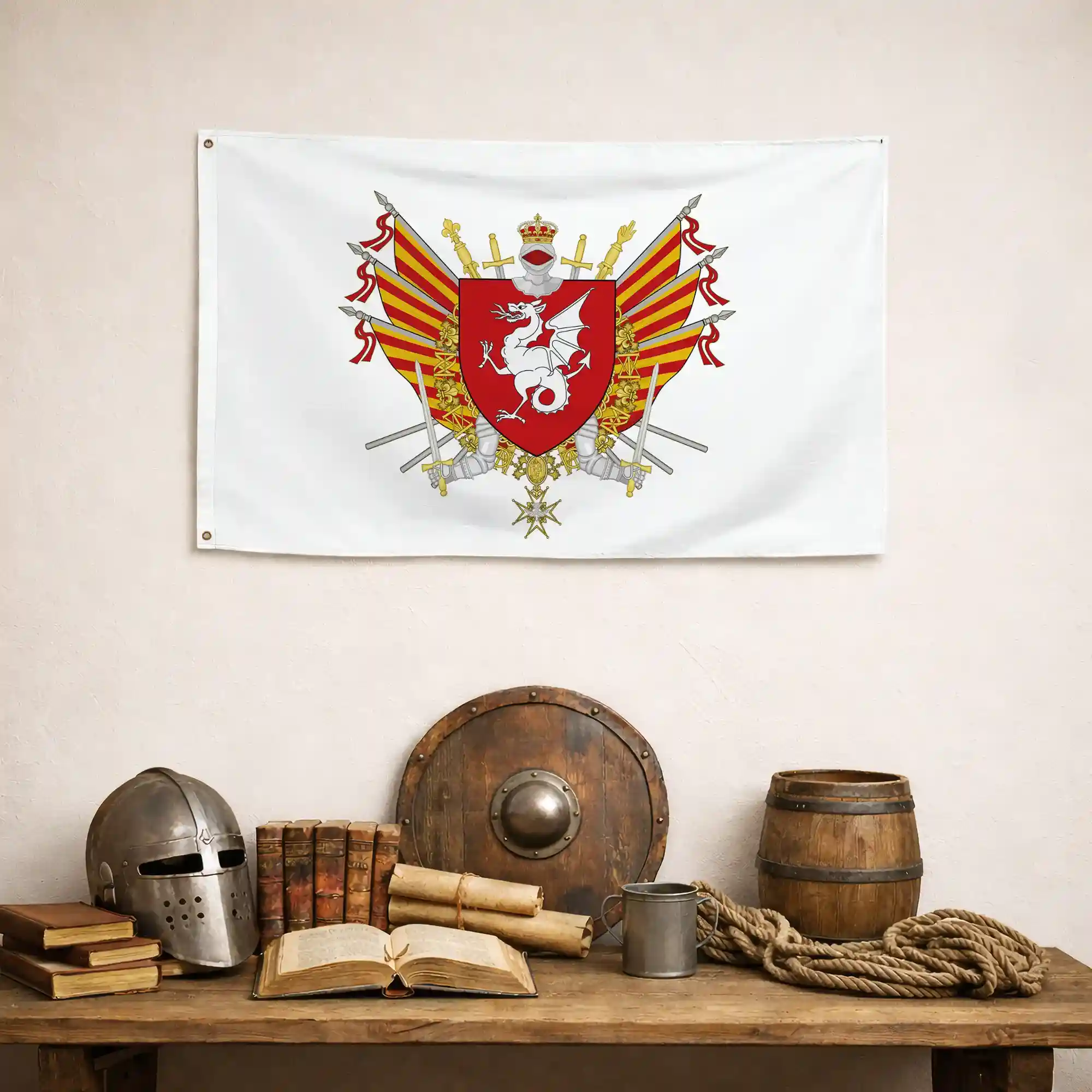 Drapeau - Blason de Draguignan - Image 4