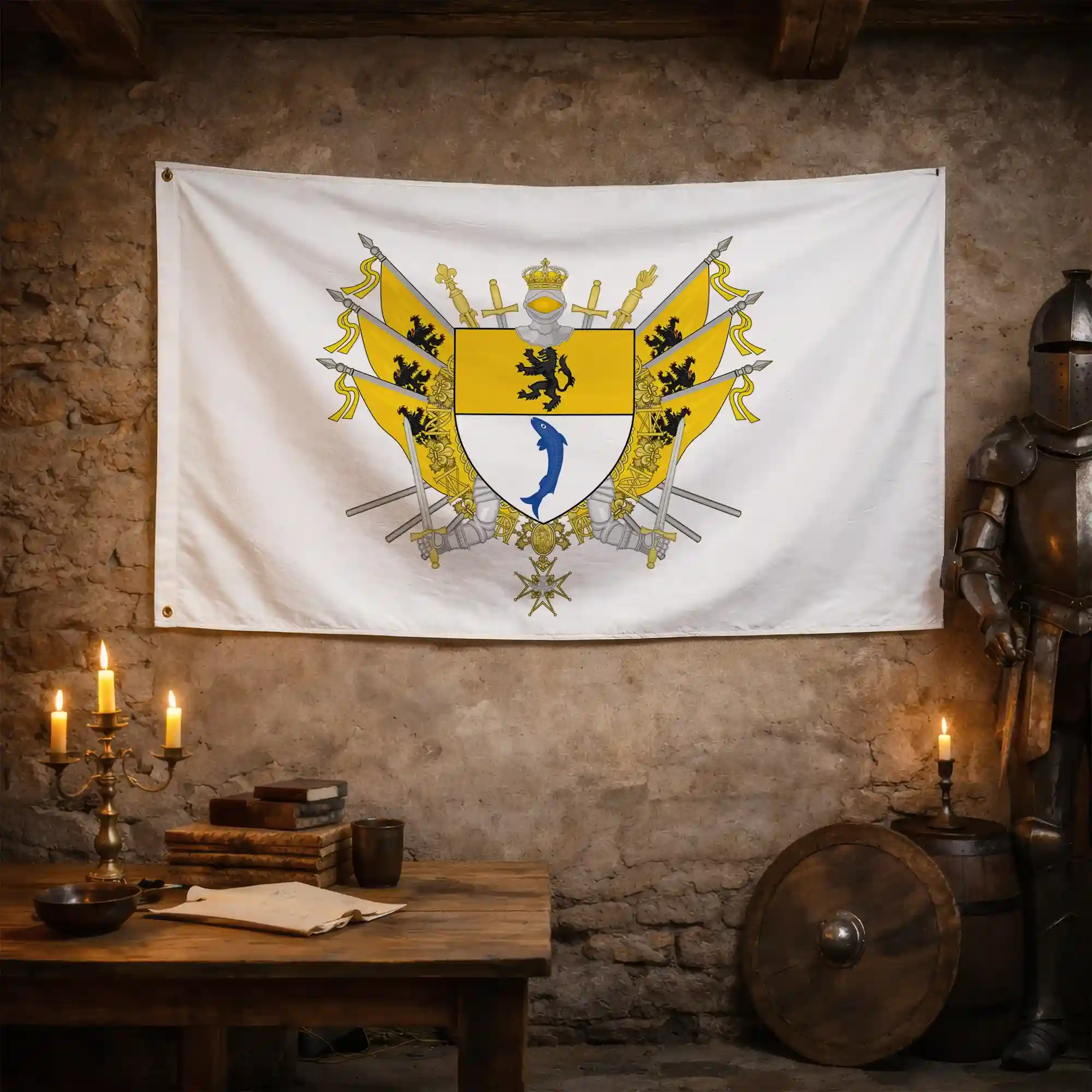 Drapeau - Blason de Dunkerque - Image 3
