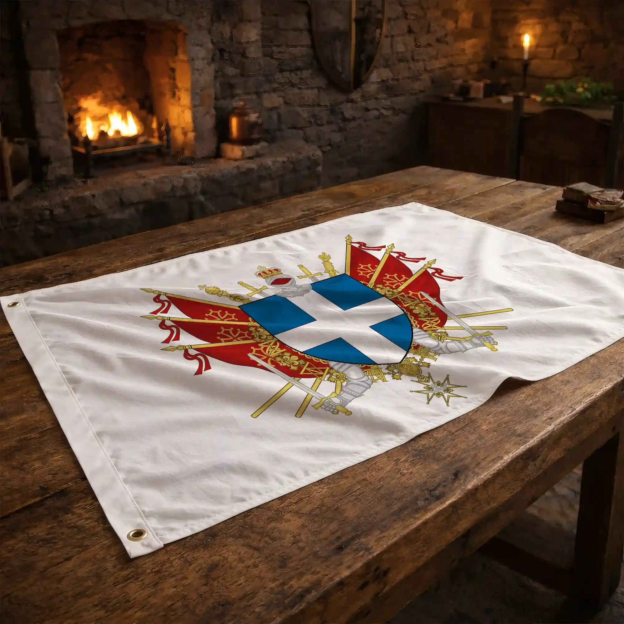 Drapeau - Blason de Figeac - Image 2