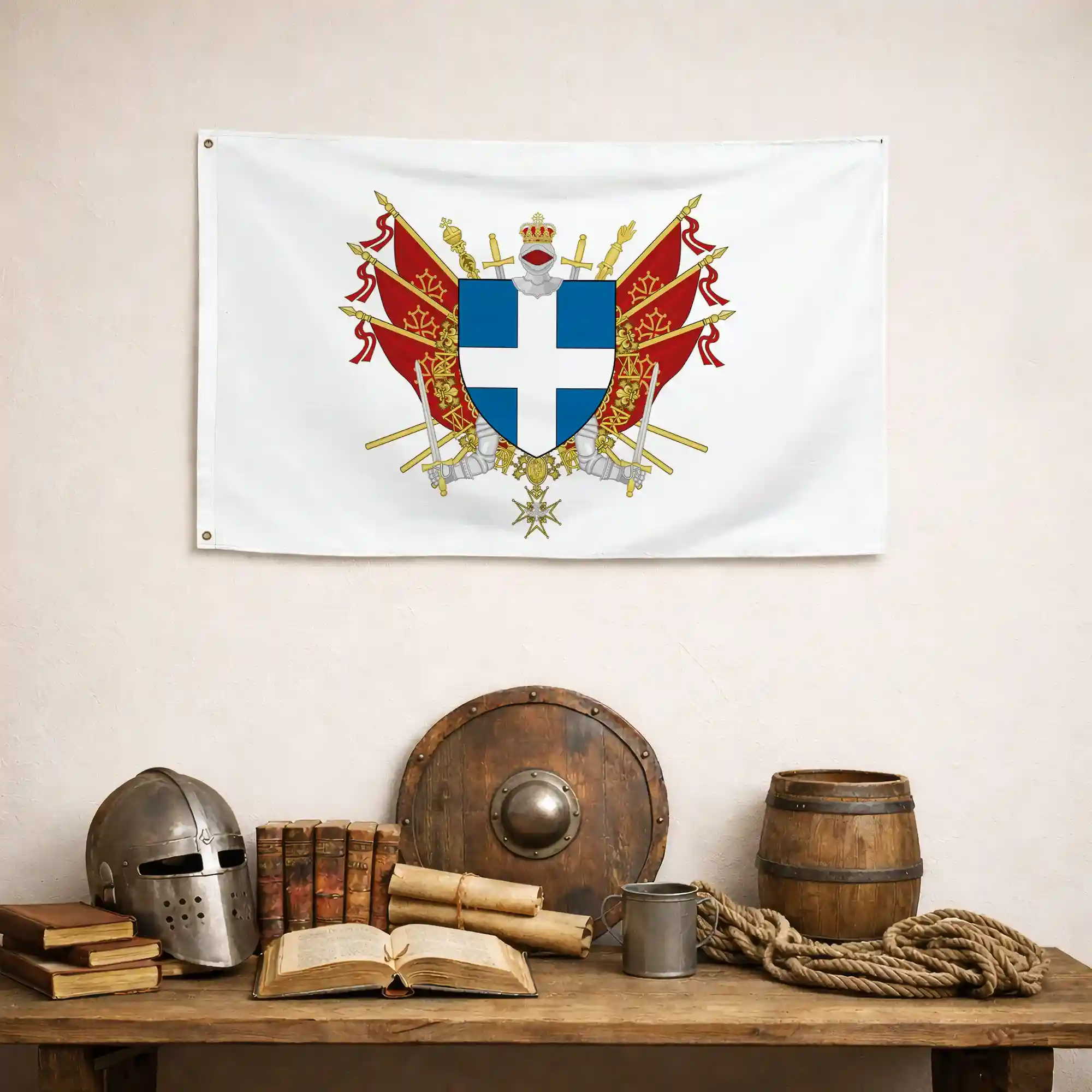 Drapeau - Blason de Figeac - Image 4