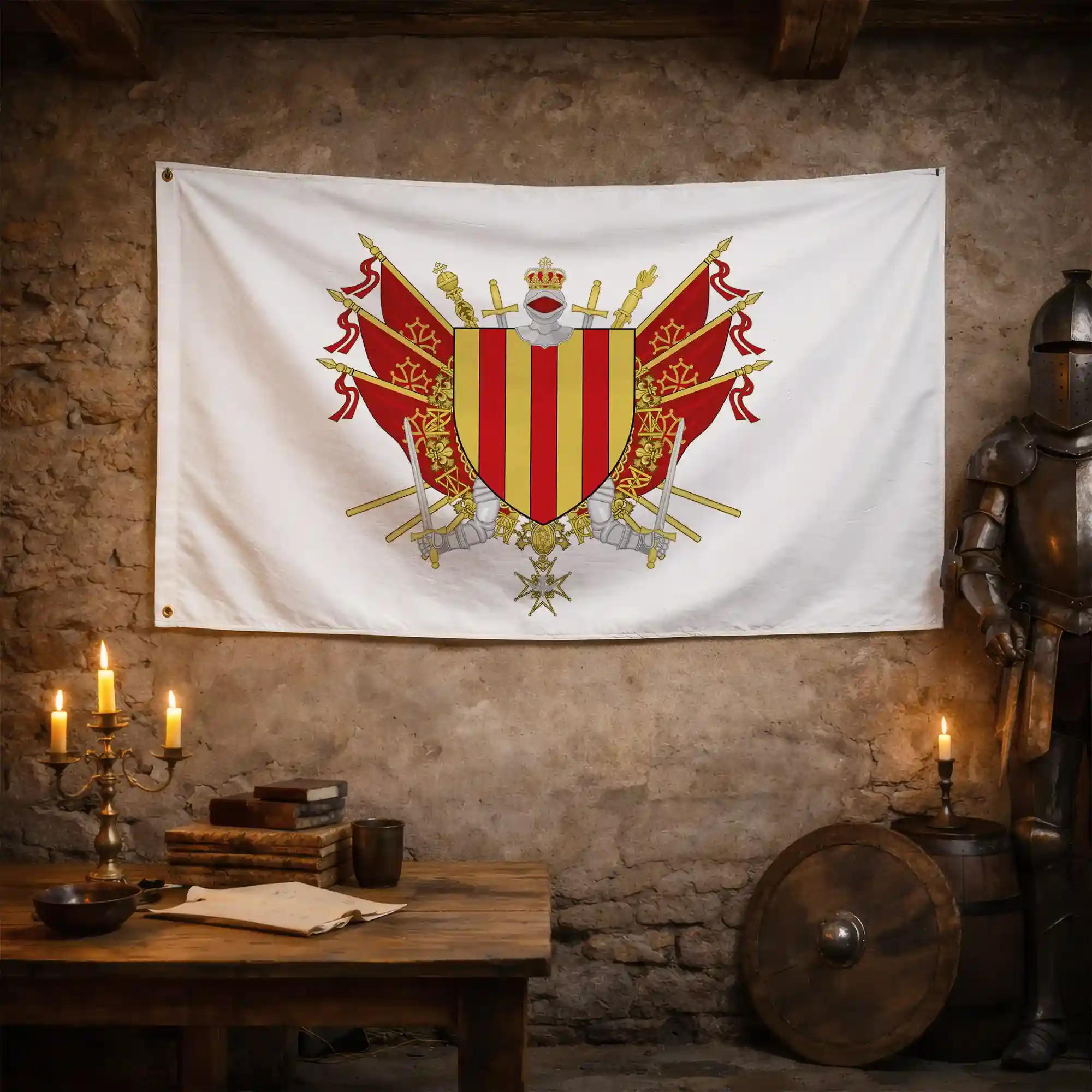 Drapeau - Blason de Foix - Image 3