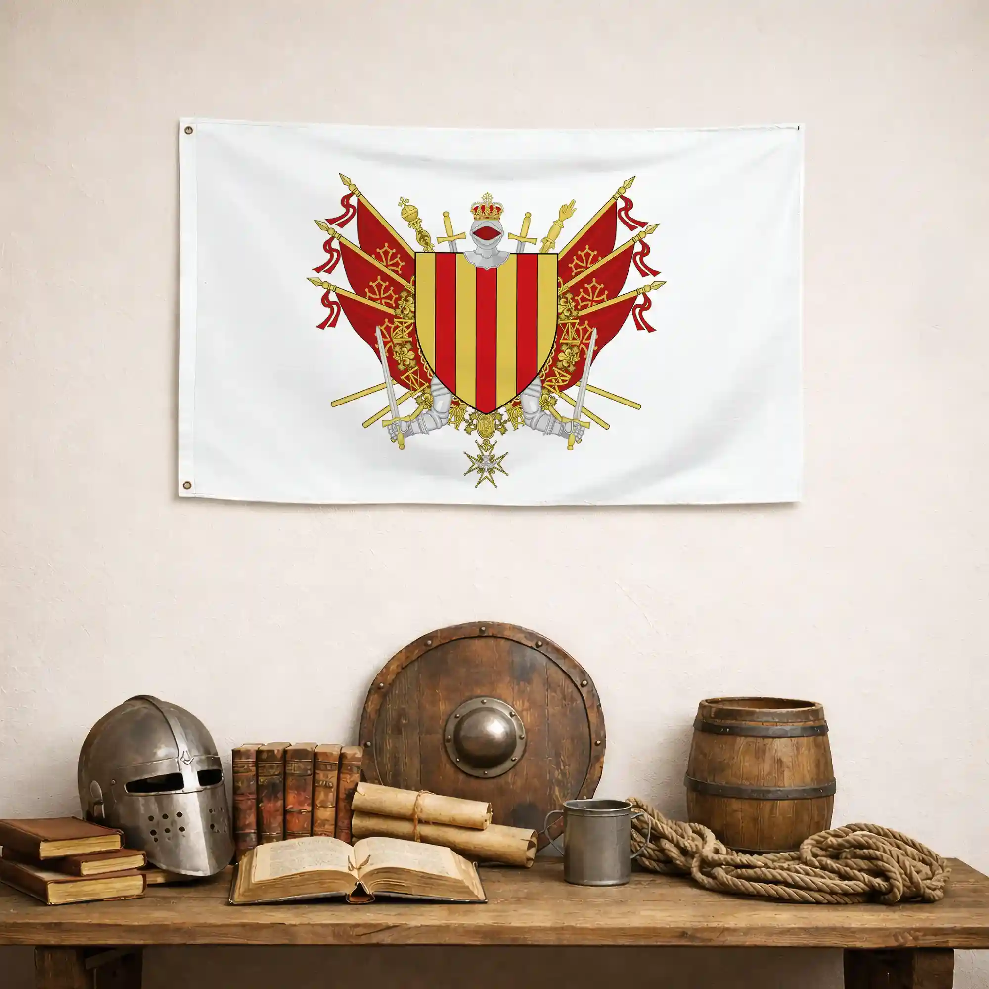 Drapeau - Blason de Foix - Image 4