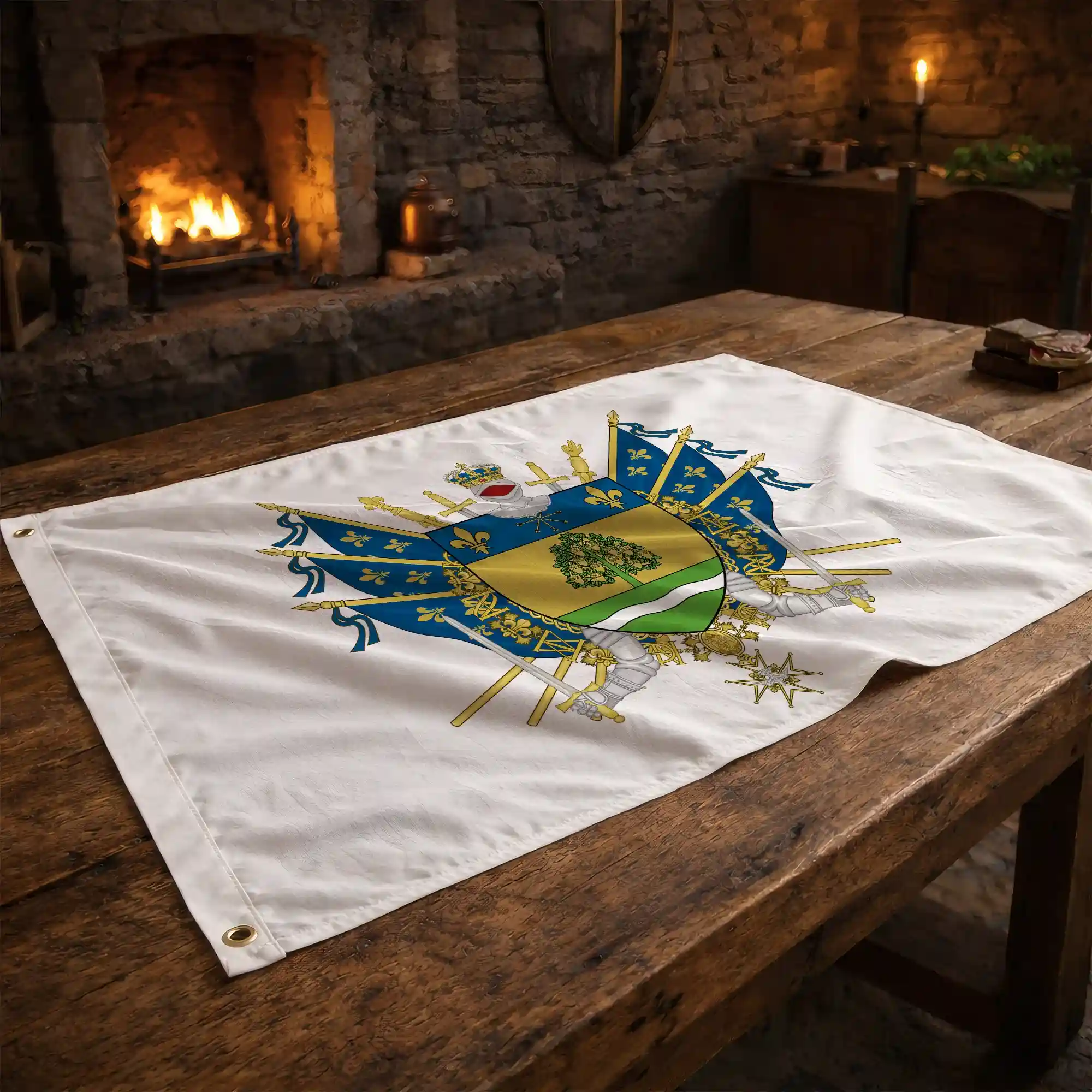 Drapeau - Blason de Fontenay-sous-Bois - Image 2