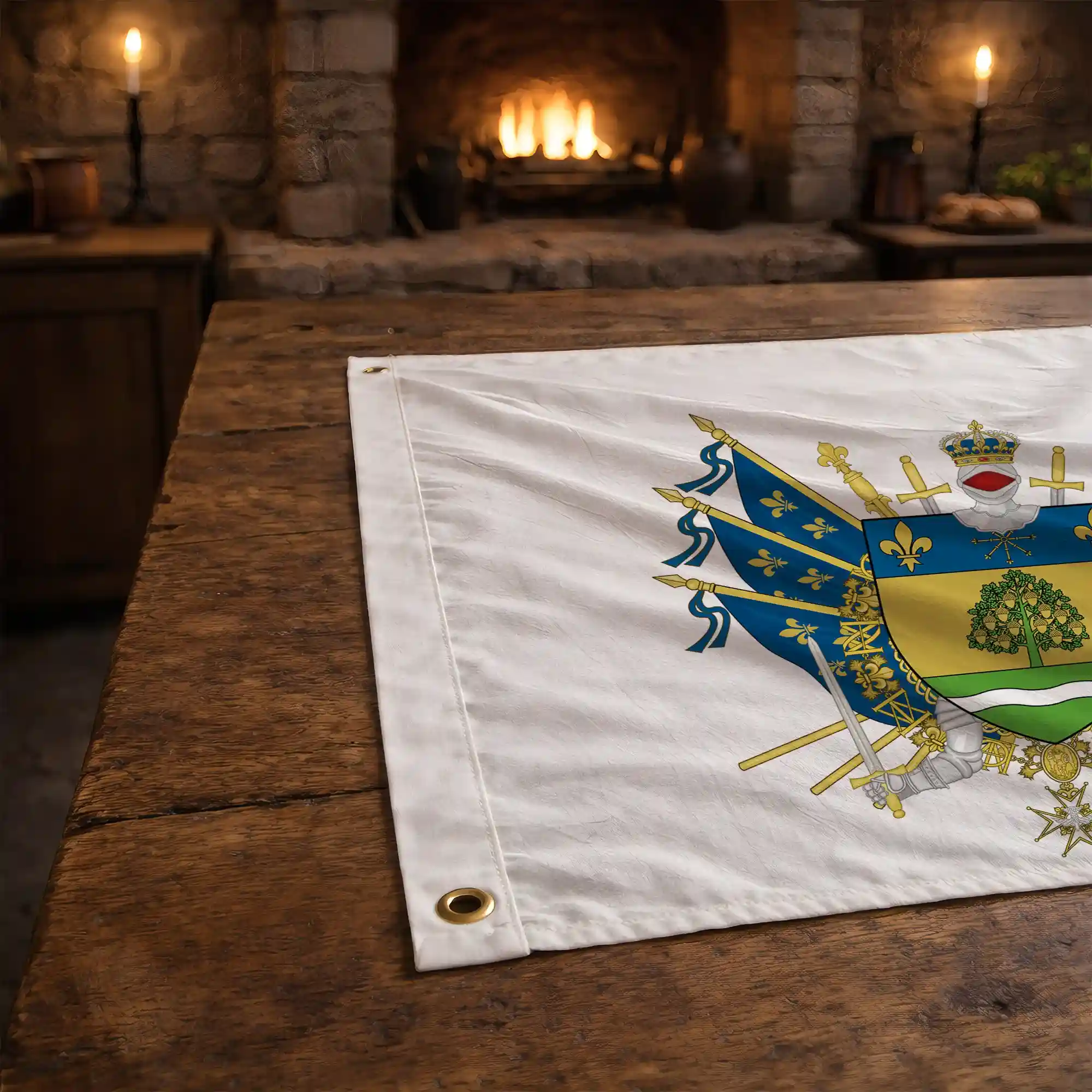 Drapeau - Blason de Fontenay-sous-Bois - Image 3
