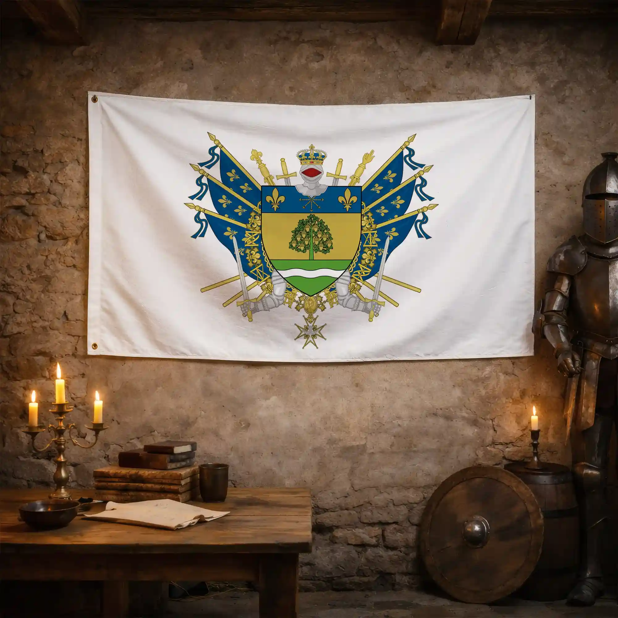 Drapeau - Blason de Fontenay-sous-Bois - Image 4