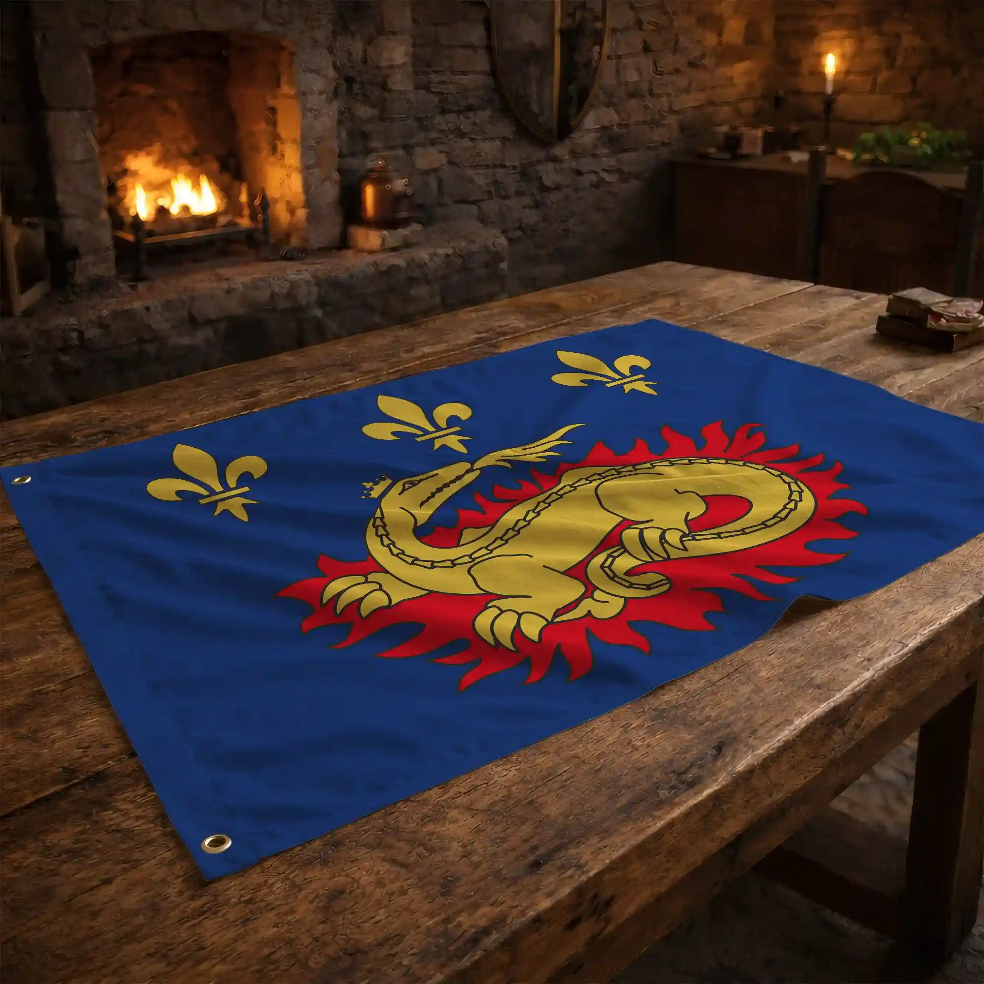 Drapeau - Blason de François 1er - Image 2