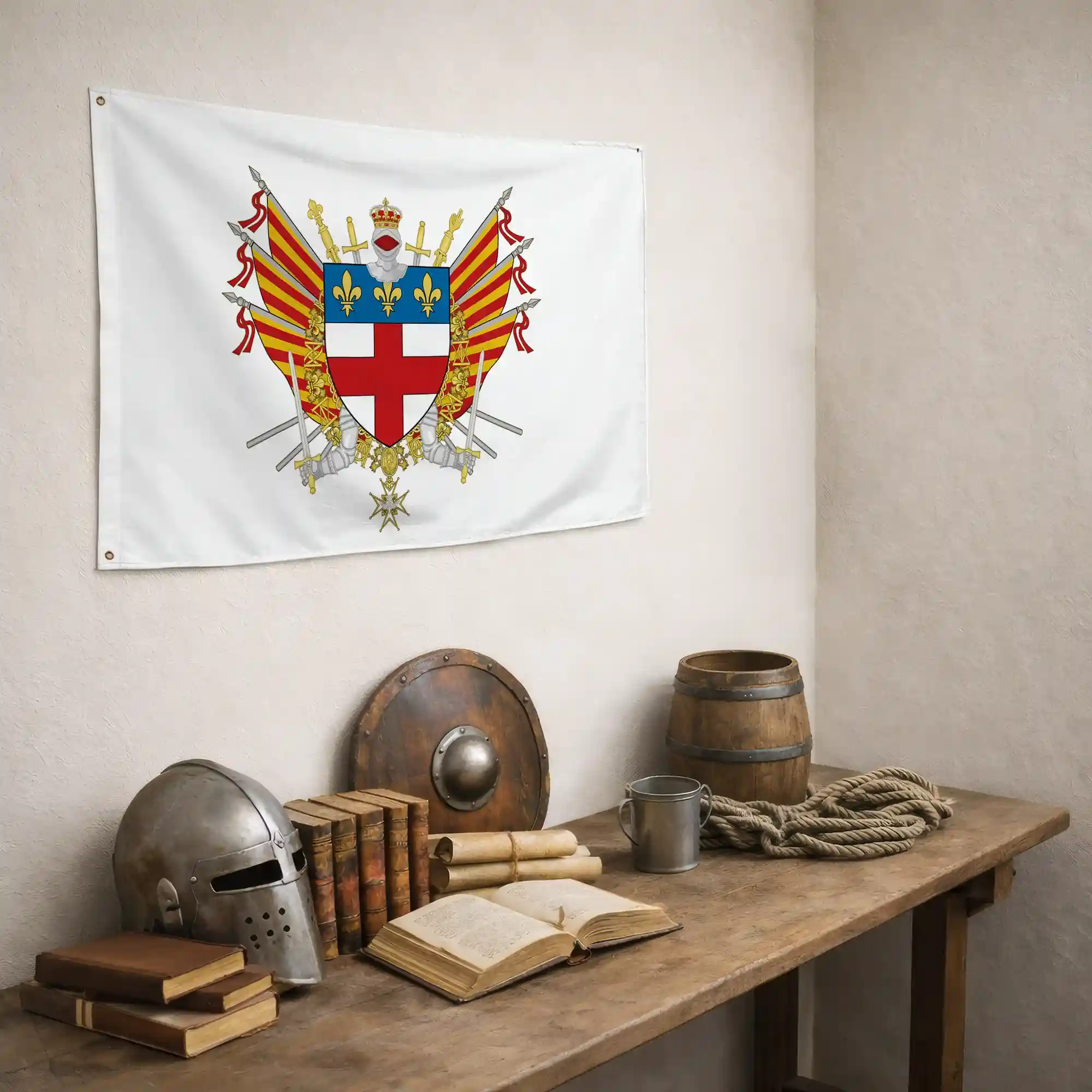 Drapeau - Blason de Fréjus - Image 5