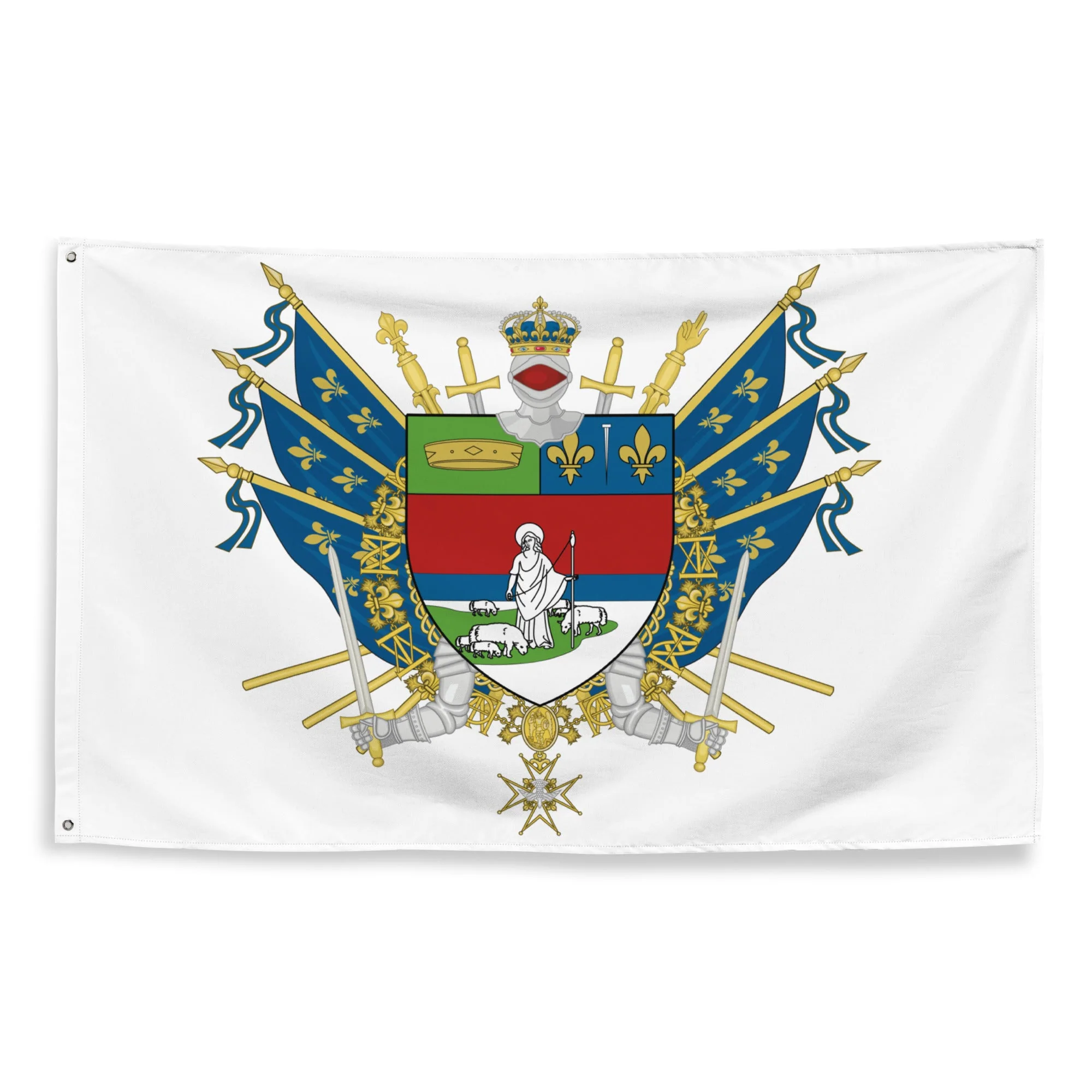 Drapeau - Blason de Gennevilliers