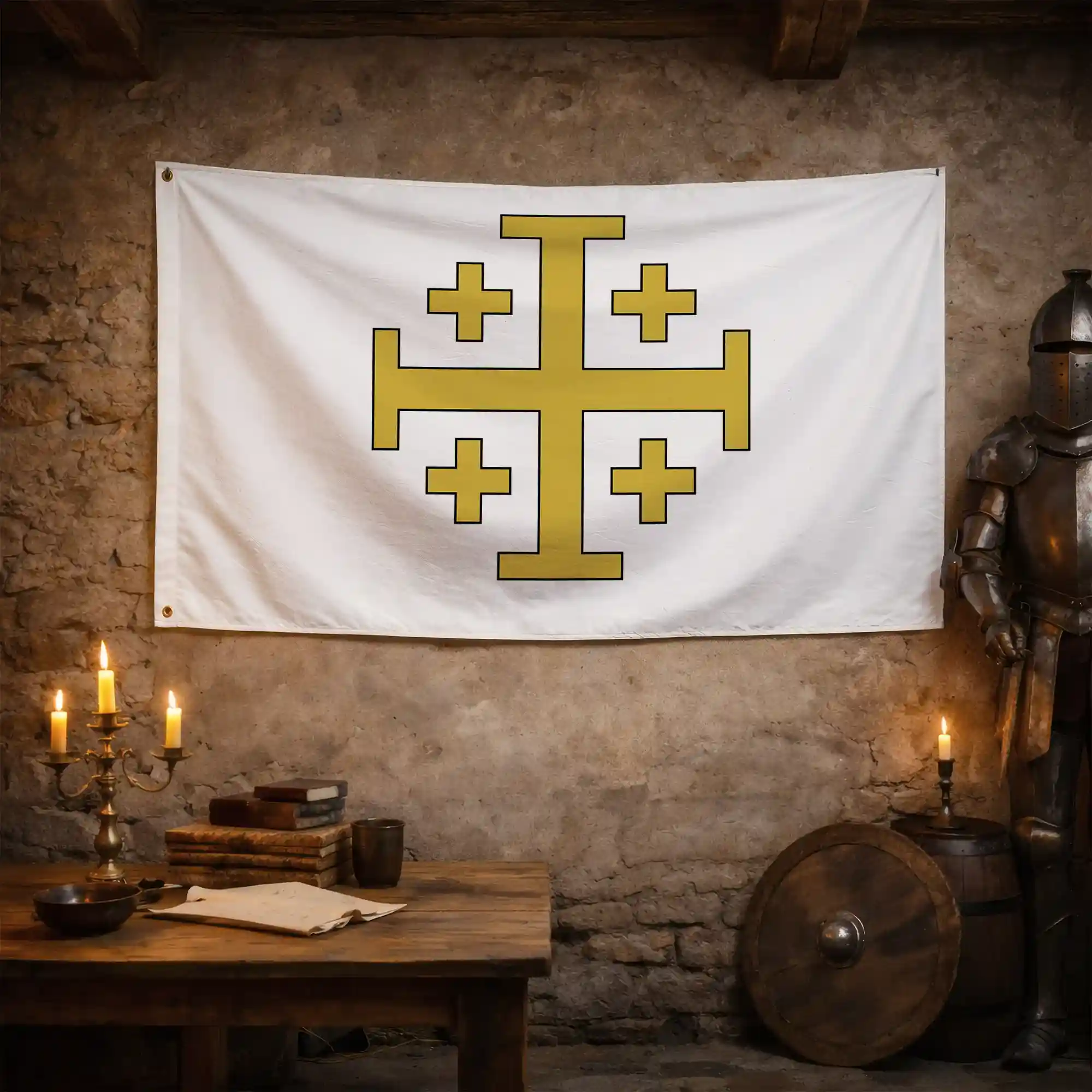 Drapeau - Blason de Godefroy de Bouillon - Image 3