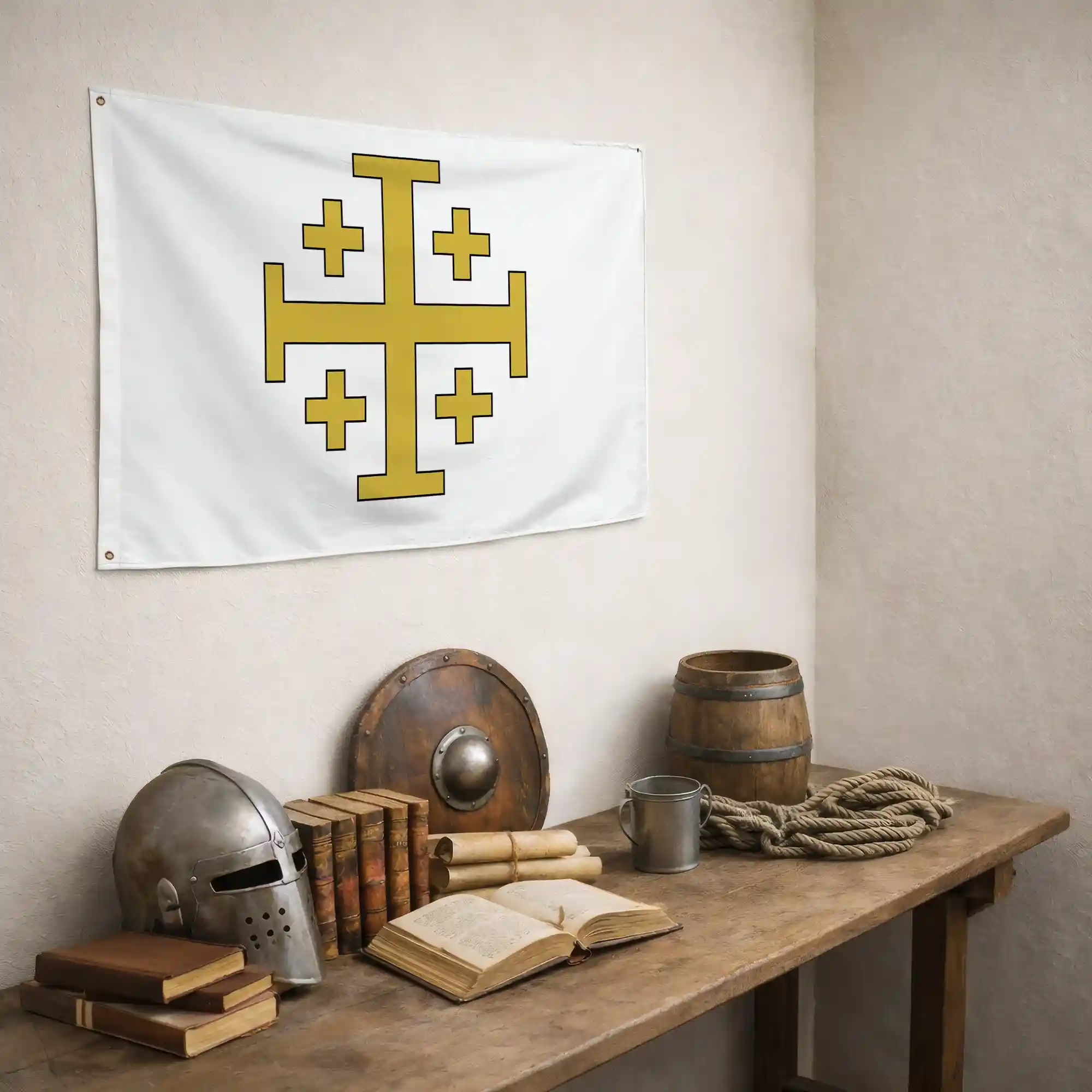 Drapeau - Blason de Godefroy de Bouillon - Image 5