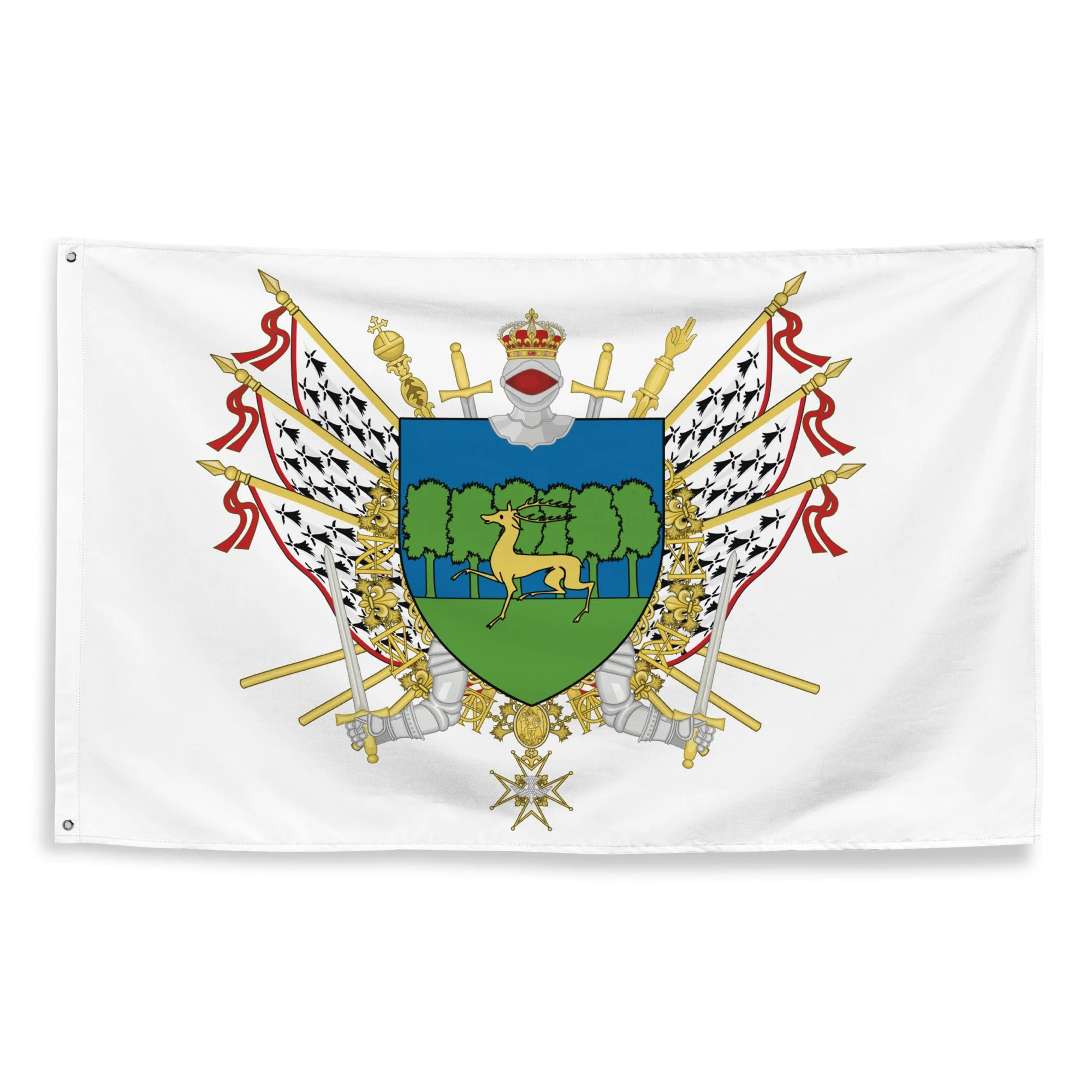 Drapeau - Blason de Guéret
