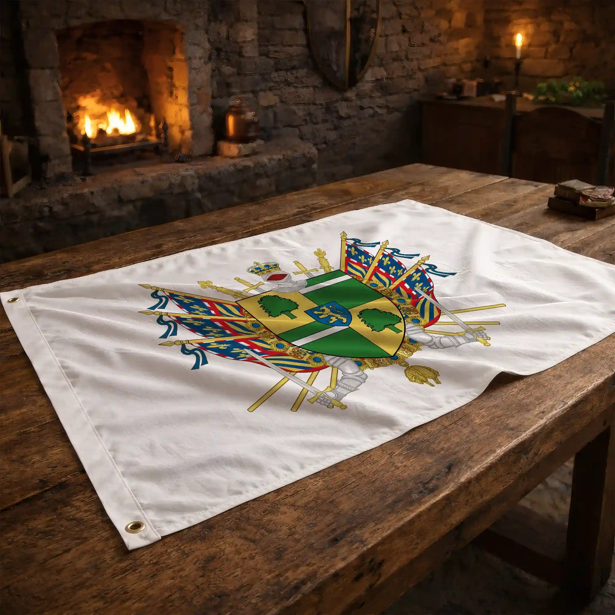 Drapeau - Blason de Gueugnon - Image 2