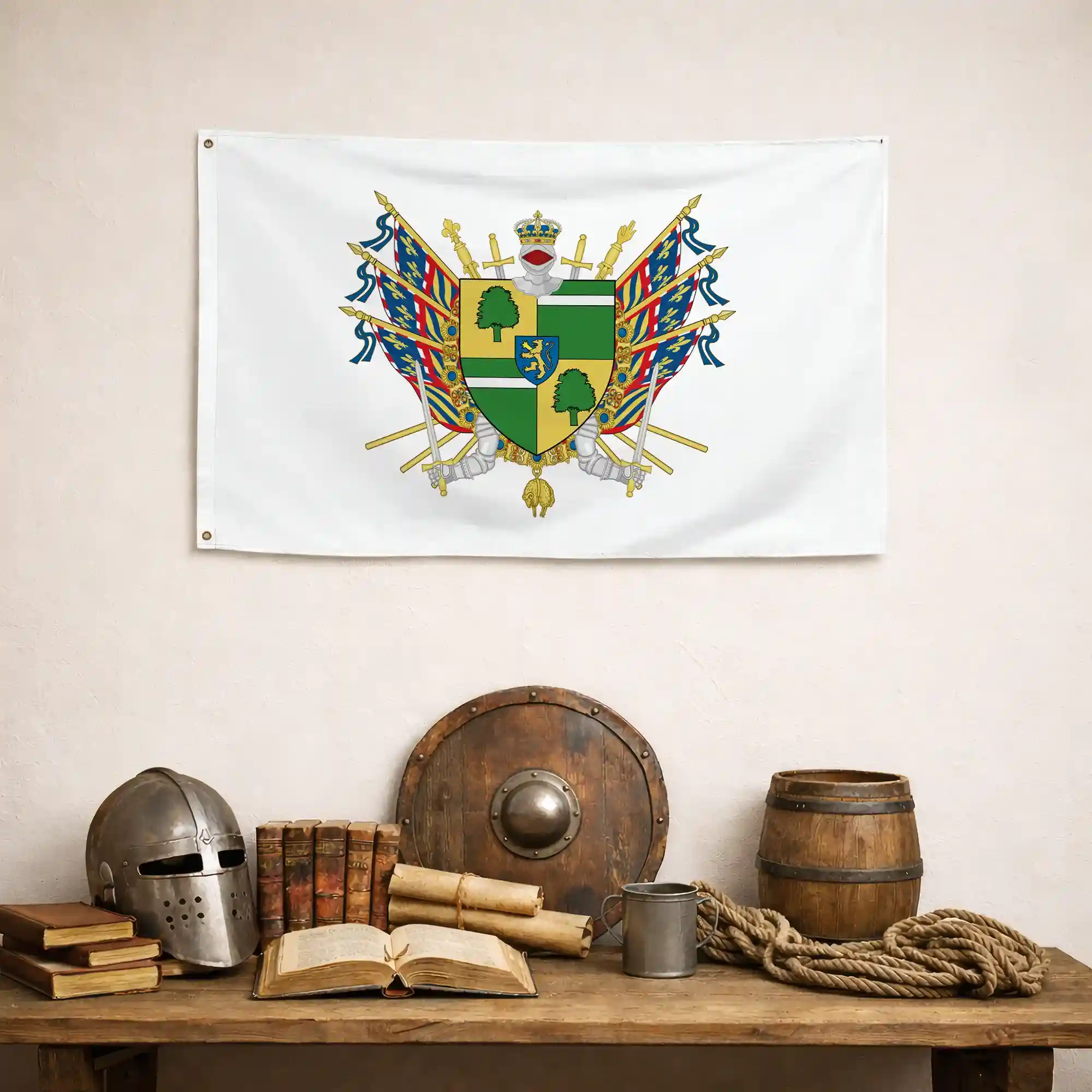 Drapeau - Blason de Gueugnon - Image 4
