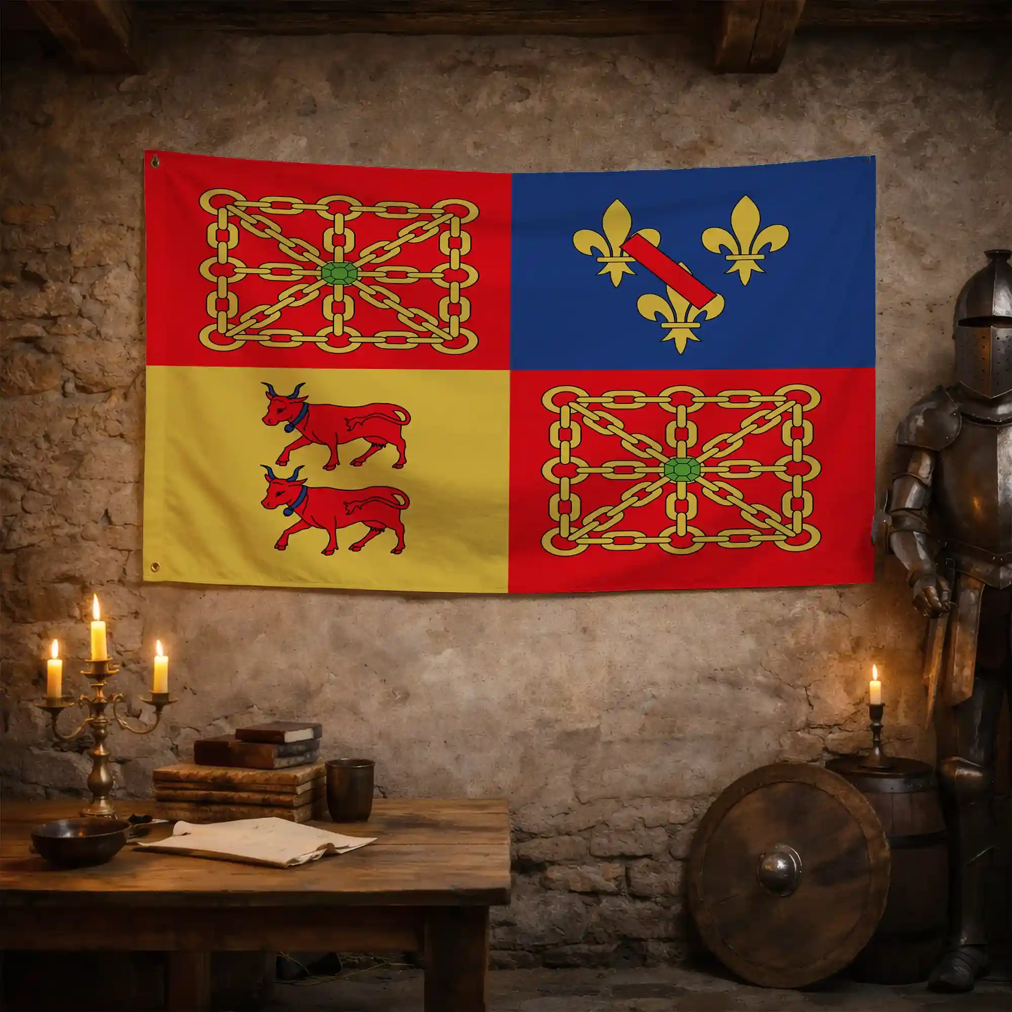 Drapeau - Blason de Henri IV - Image 4