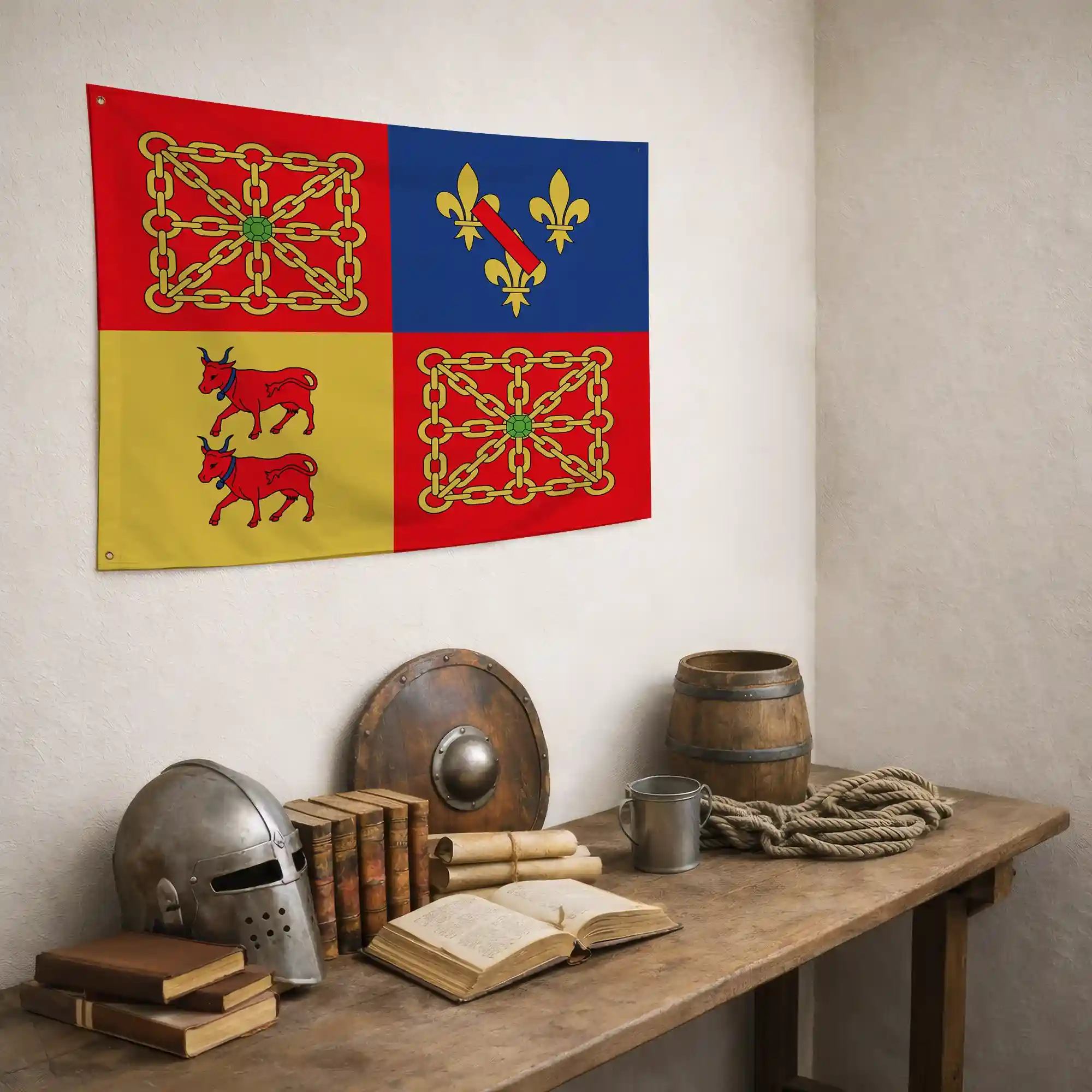 Drapeau - Blason de Henri IV - Image 6