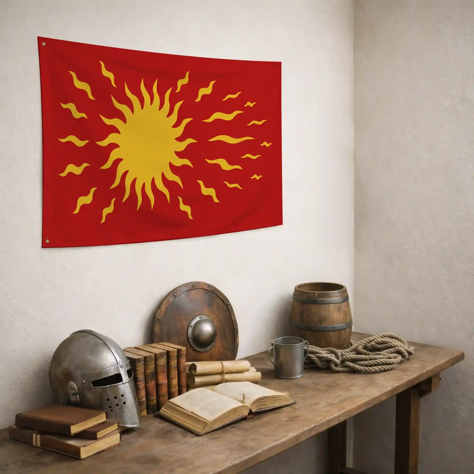 Drapeau - Blason de Hugues Capet (Oriflamme) - Image 5