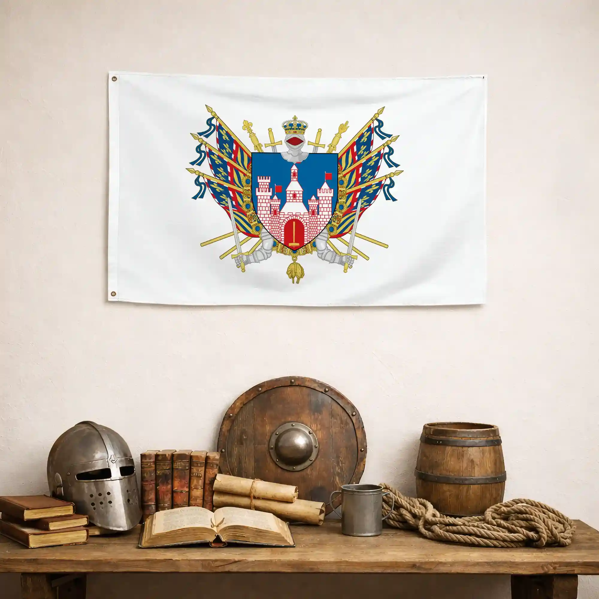 Drapeau - Blason de Joigny - Image 4