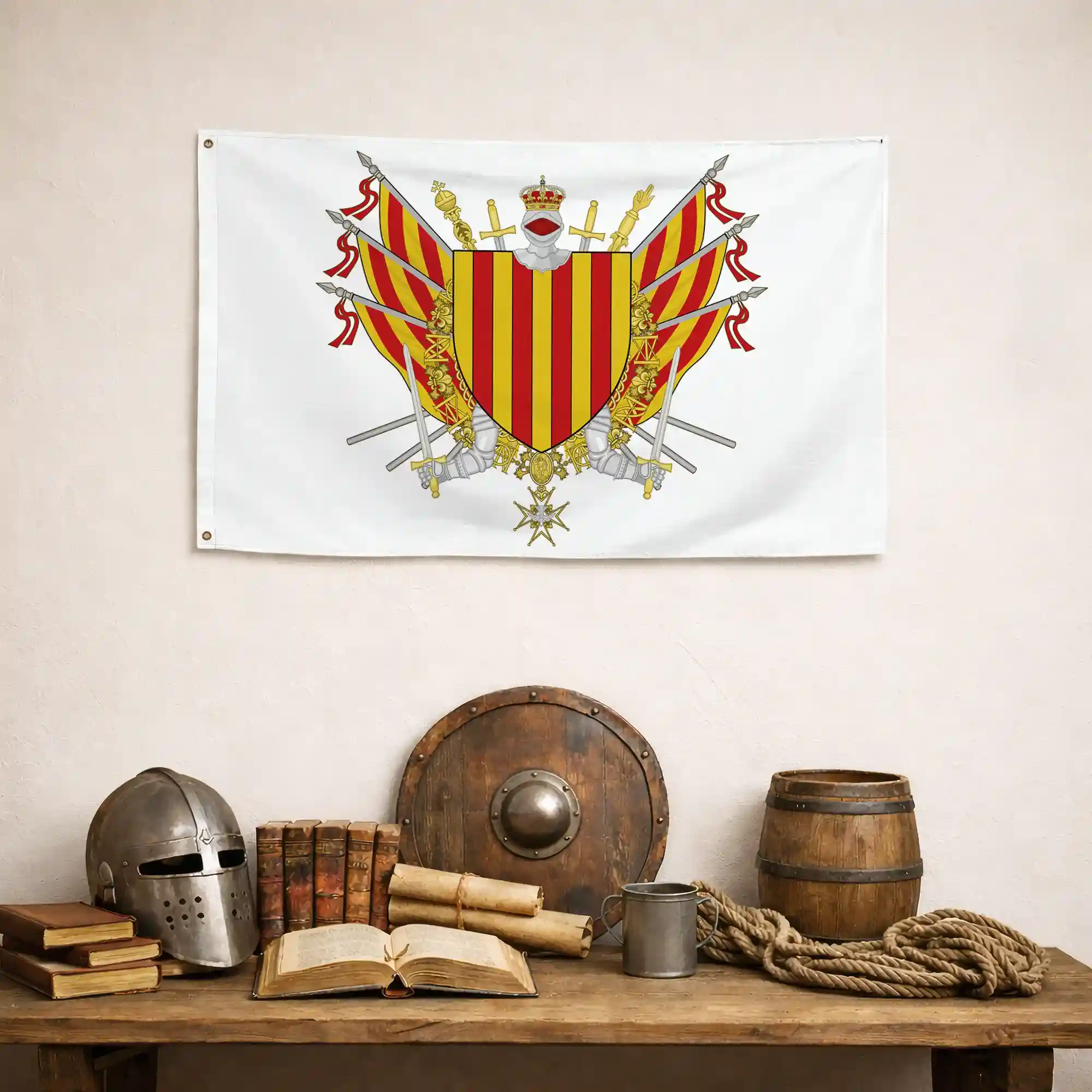 Drapeau - Blason de la Catalogne - Image 5