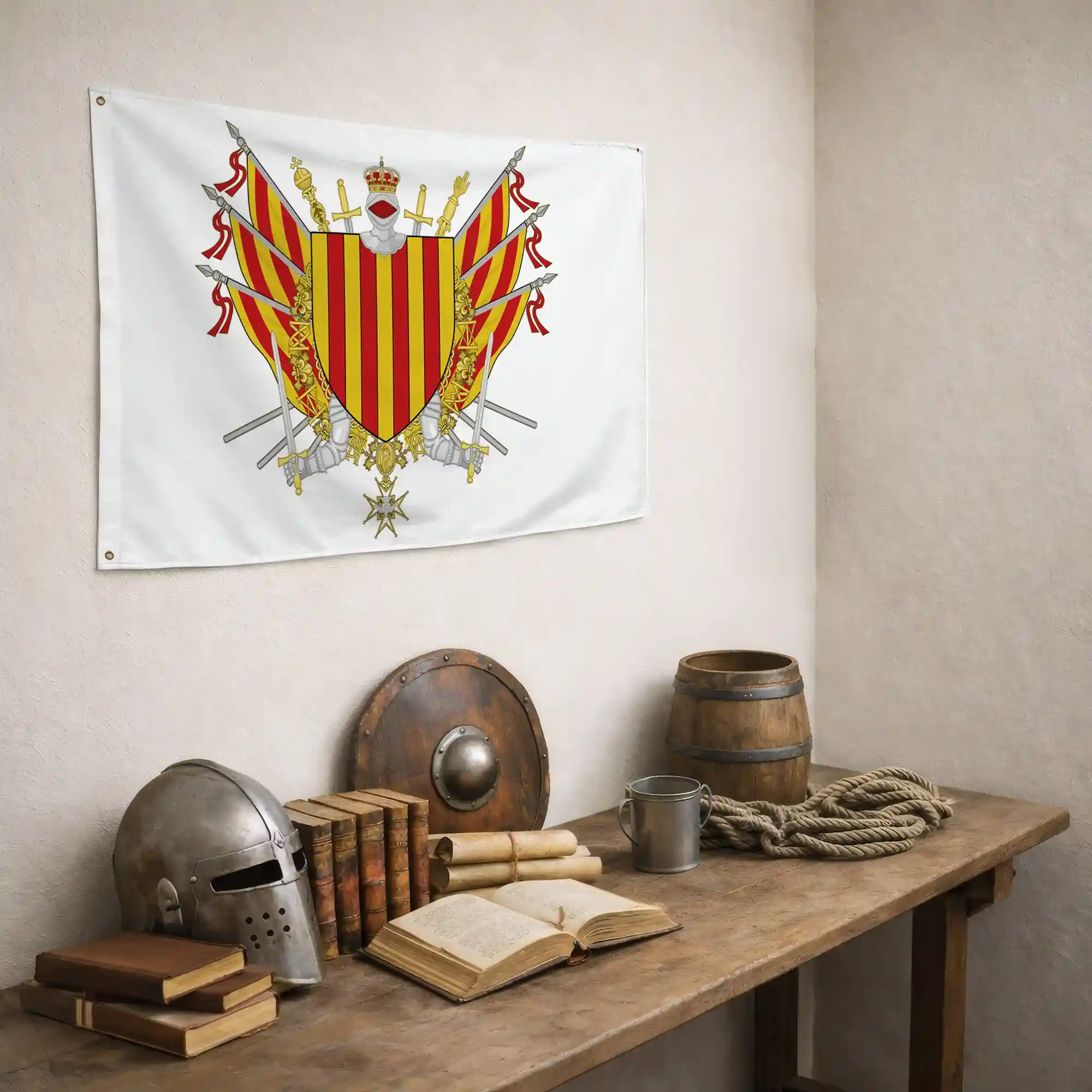 Drapeau - Blason de la Catalogne - Image 6